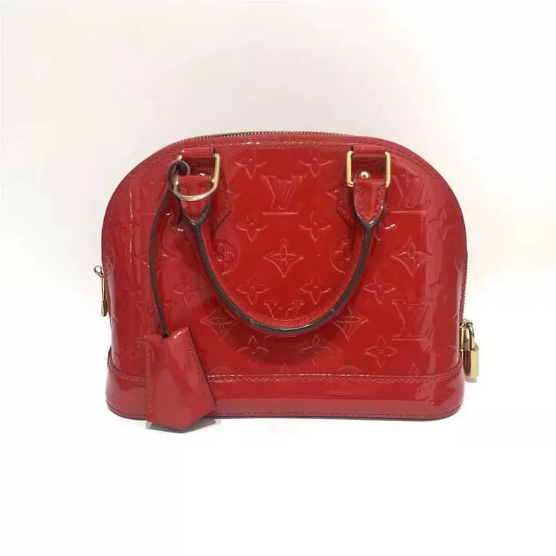 Louis Vuitton Louis Vuitton Alma BB Red Patent Size ONE SIZE - 1 Thumbnail