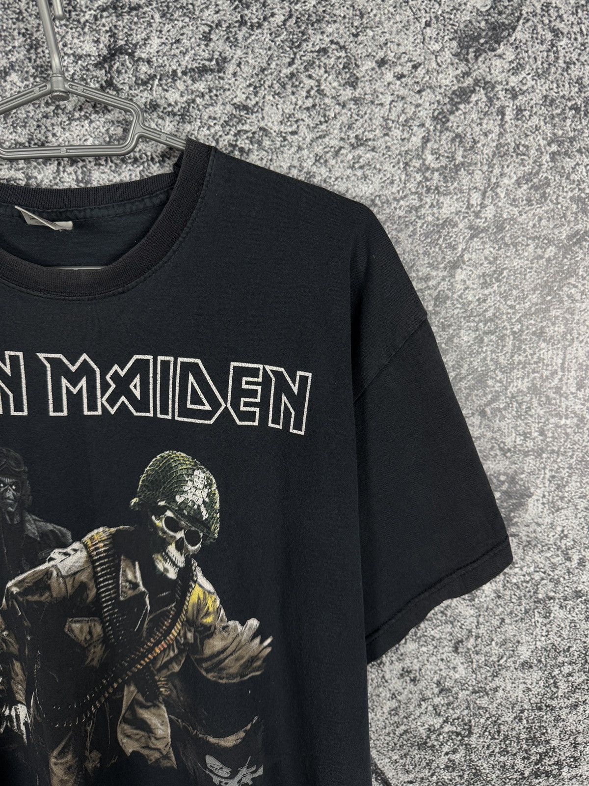 Iron Maiden Iron Maiden Vintage Band Tour Tee A Matter Of Life And Death Size US XL / EU 56 / 4 - 3 Thumbnail