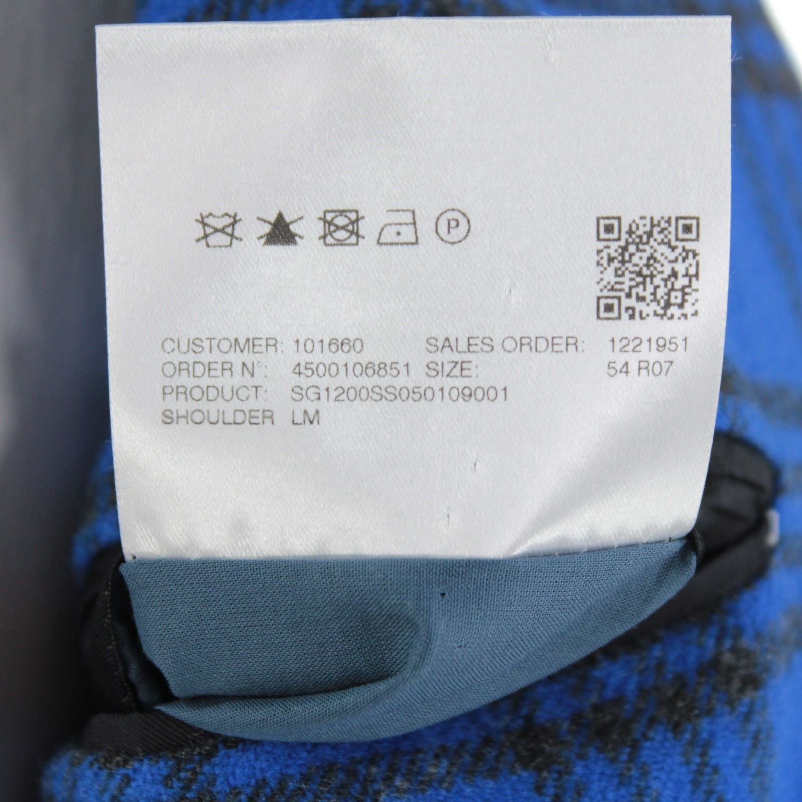 SARTORIO Sartorio Sport Coat Size 44 Regular US in Blue Size 44R - 8 Thumbnail