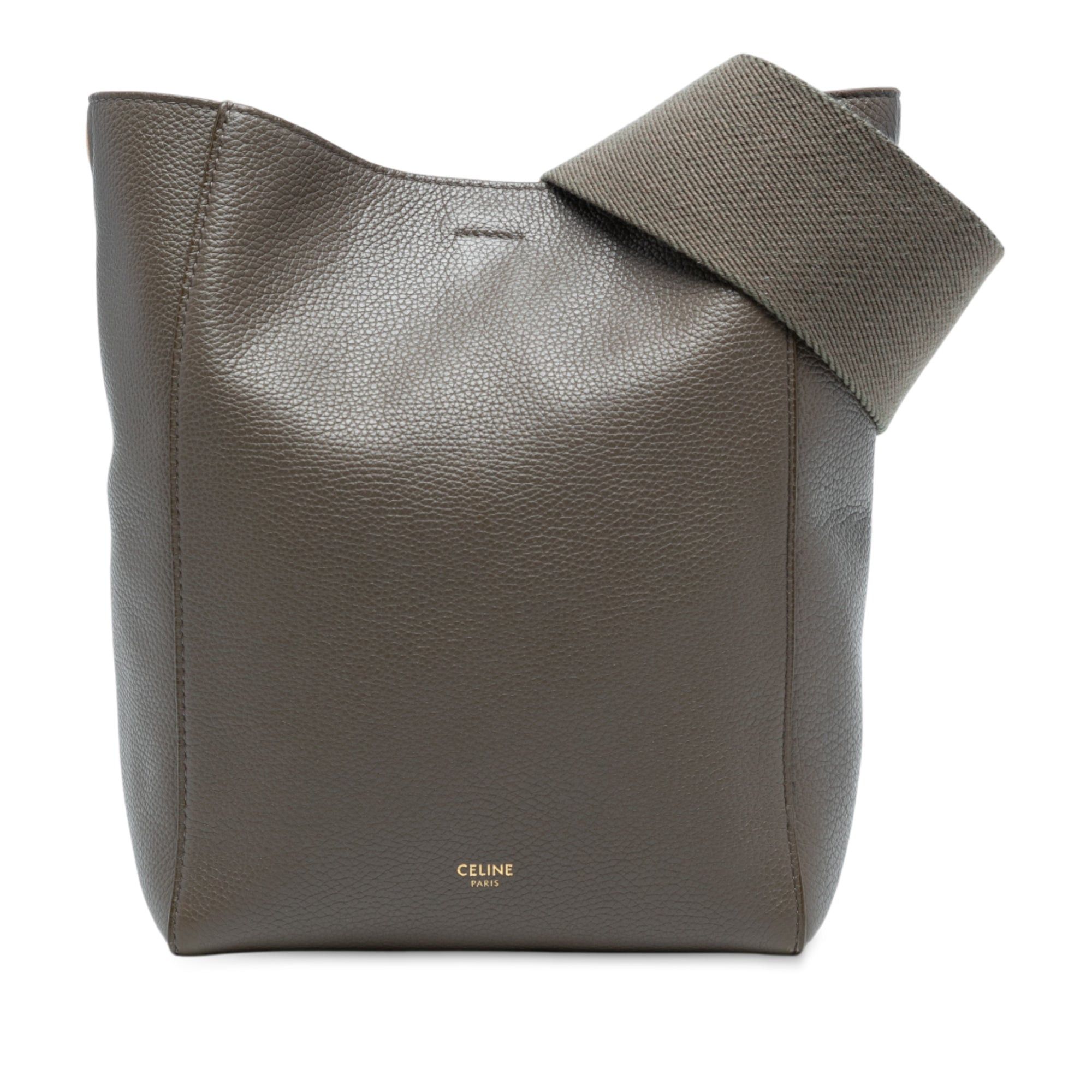 Celine Small Soft Grained Calfskin Seau Sangle Bucket Bag Size ONE SIZE - 1 Thumbnail