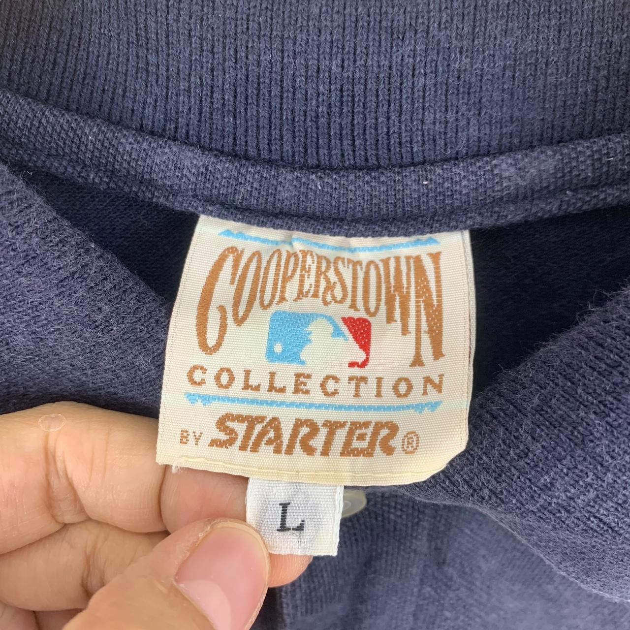 Vintage Vintage MLB COOPERSTOWN Starter Yankees Polo Tee Shirt Size US L / EU 52-54 / 3 - 3 Thumbnail