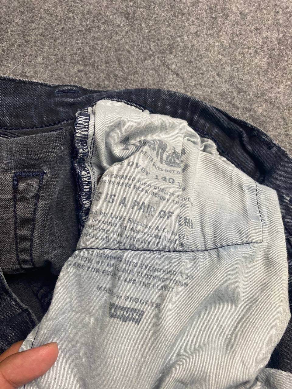 Levi's levis 511 slim distressed denim nice design Size US 38 / EU 54 - 16 Thumbnail