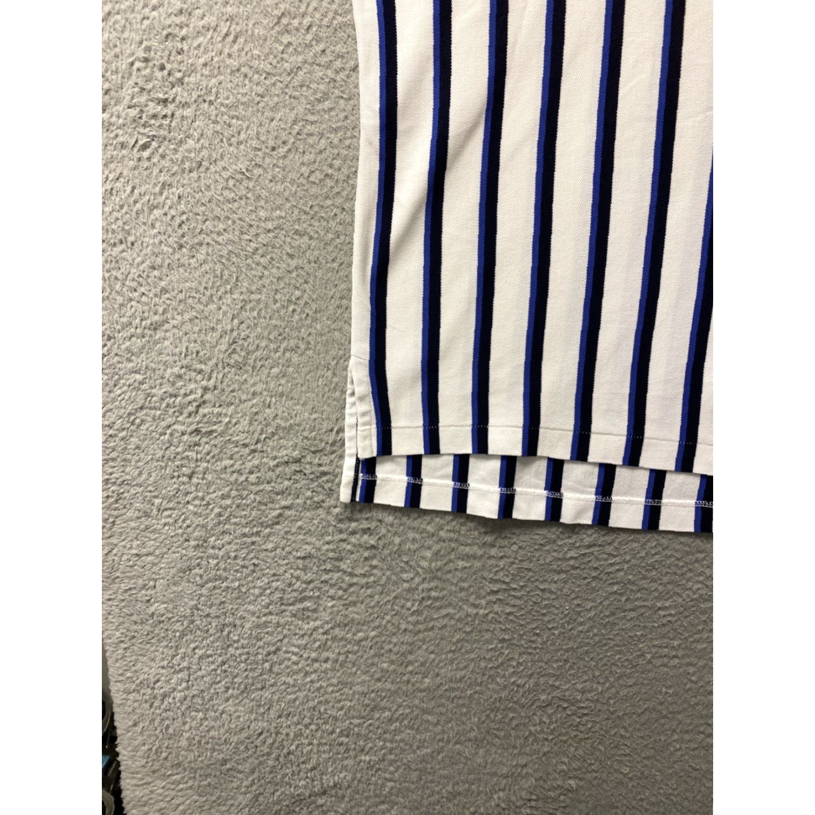 Polo Ralph Lauren Polo Ralph Lauren VTG Stripped Polo Shirt Men’s 2XL White Jersey Striped Polo Big & Tall Mens Size US XXL / EU 58 / 5 - 2 Thumbnail