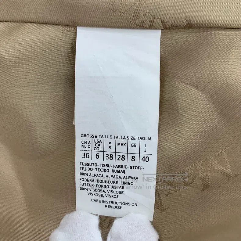 Max Mara Max Mara Brown Alpaca Hair Reversible Long-Sleeve Coat Size M / US 6-8 / IT 42-44 - 7 Thumbnail