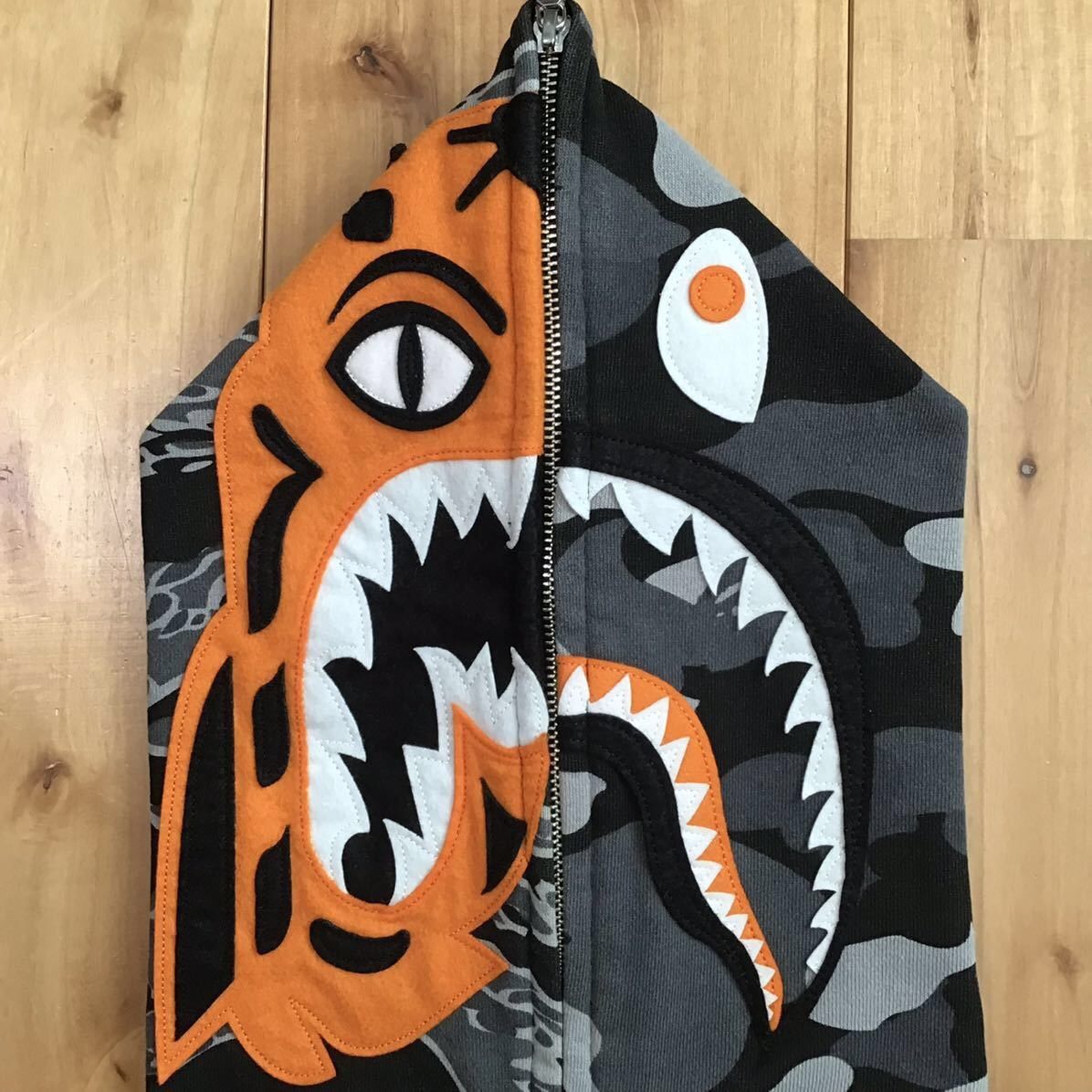 Bape × Undefeated BAPE × Undefeated Tiger Shark full zip hoodie a bathing ape Size US M / EU 48-50 / 2 - 3 Thumbnail