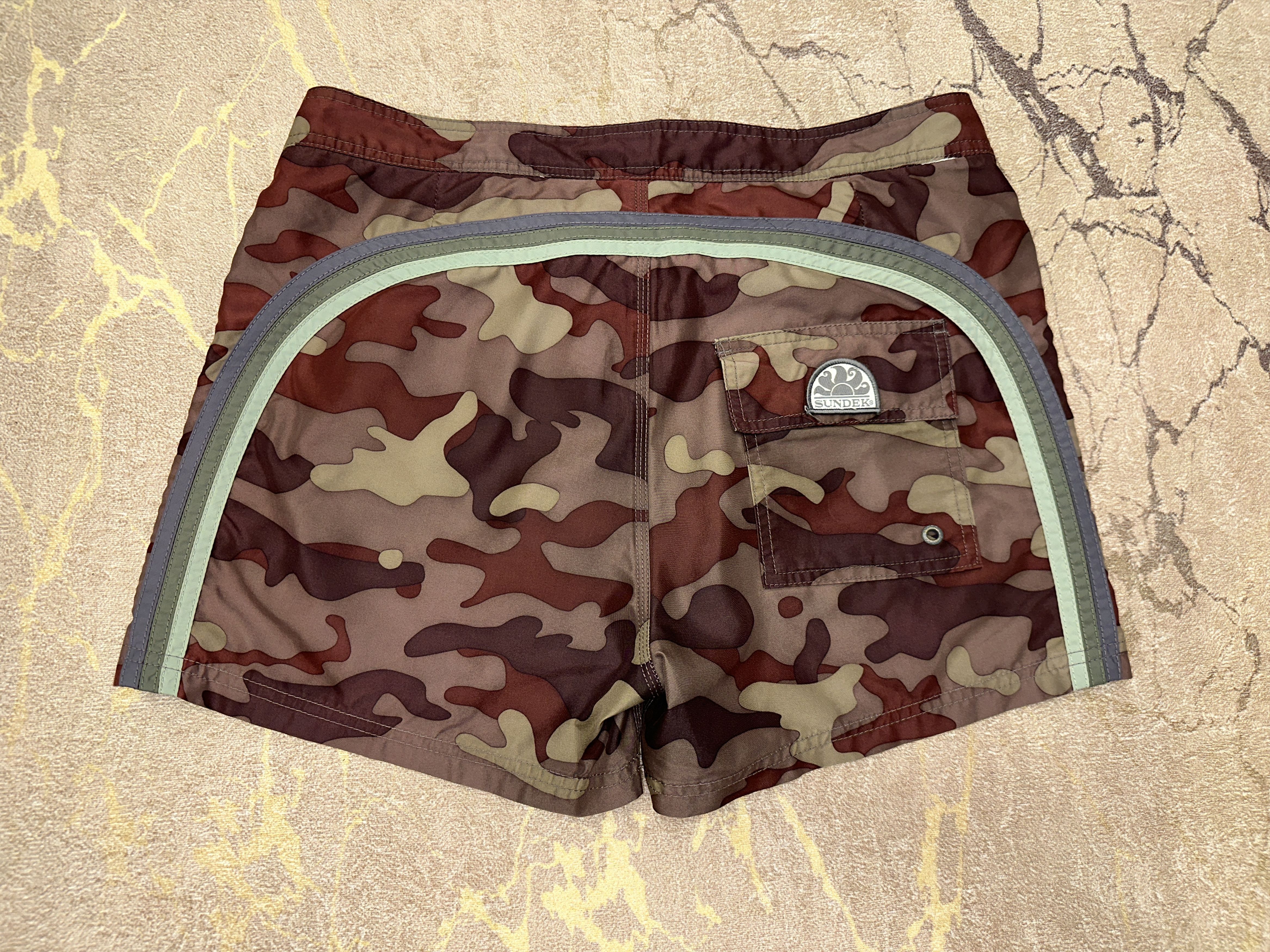 Sundek Camouflage Sundek 31 Beach Shorts Trunks Bath Size 31 S Size US 31 - 6 Thumbnail