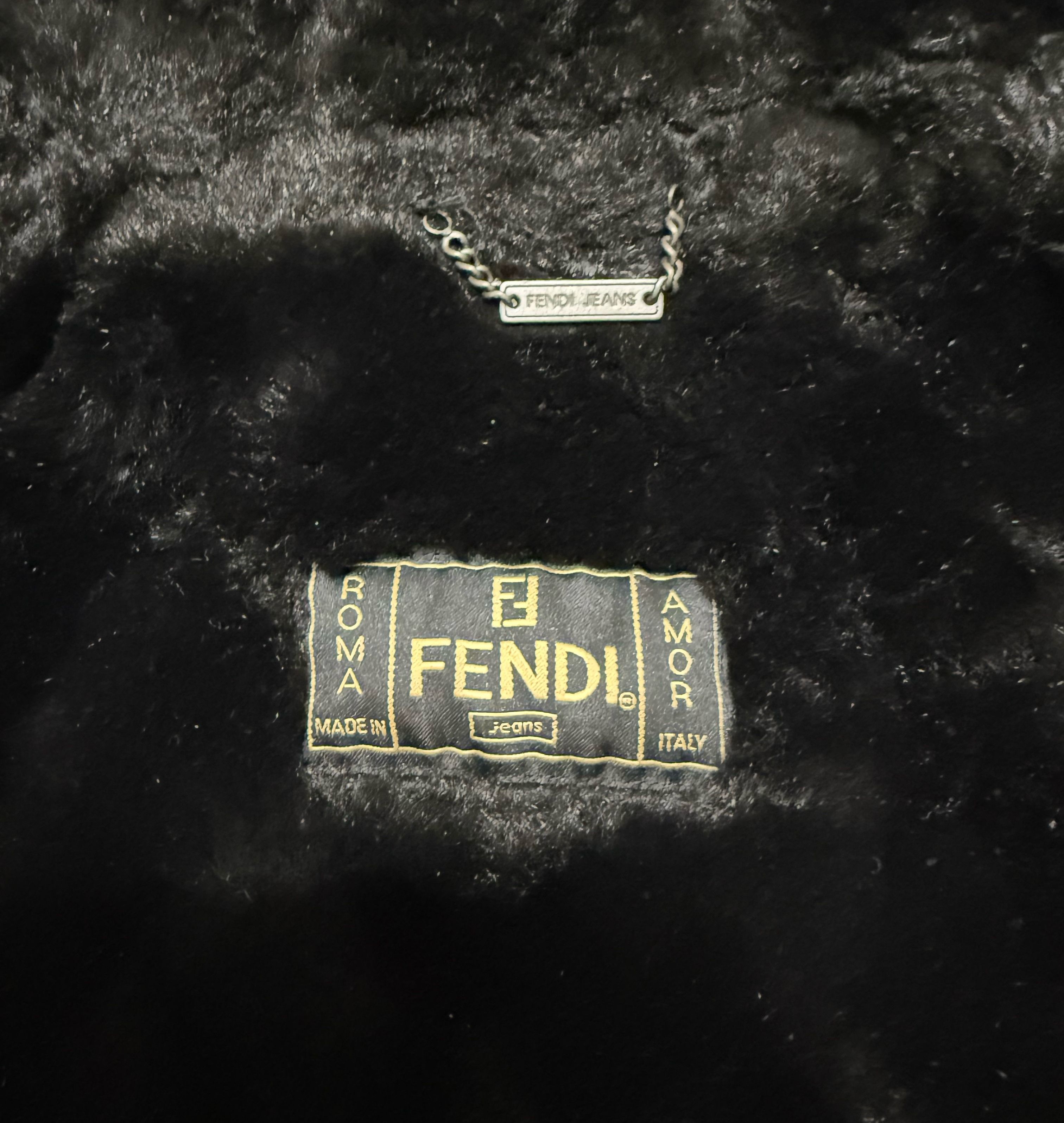 Fendi Fendi Monogram Shearling Distressed Jacket Size US S / EU 44-46 / 1 - 18 Thumbnail