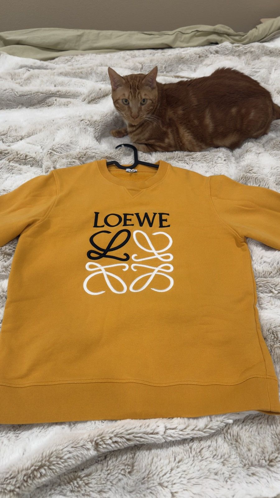 Loewe Loewe Anagram Logo Embroidered Cotton Pullover Size US L / EU 52-54 / 3 - 5 Thumbnail