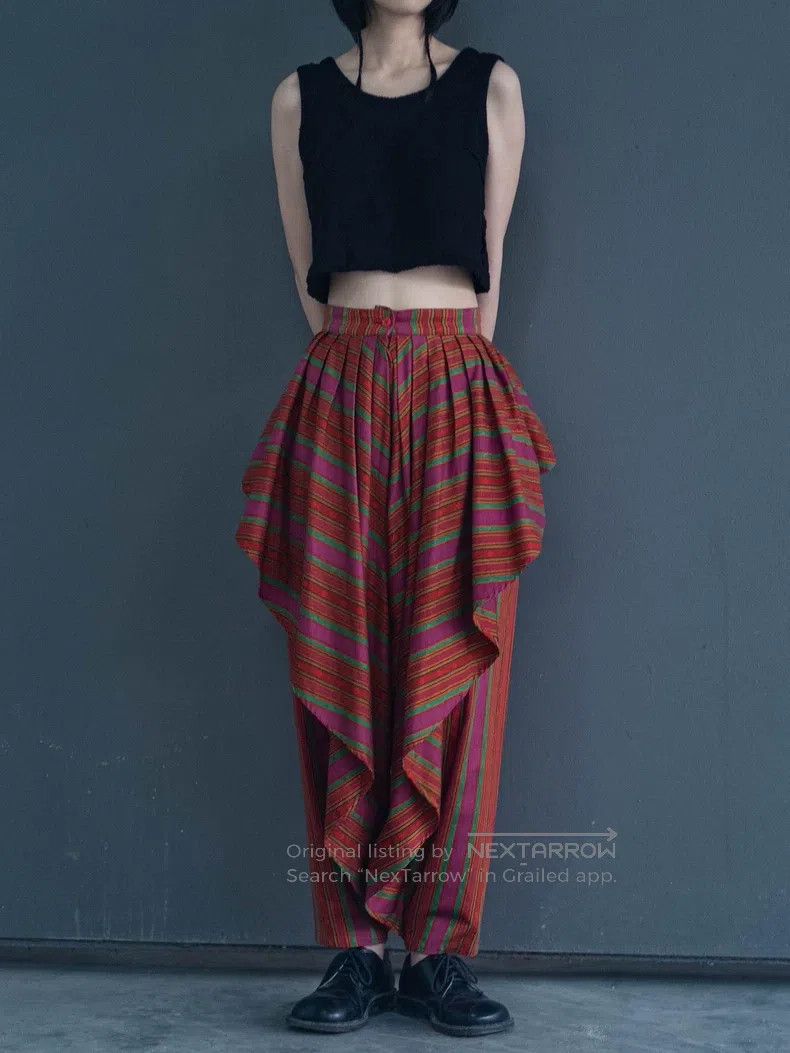 Kenzo Kenzo size M Lace wide-leg pants Size 24" / US 00 / IT 34 - 1 Thumbnail