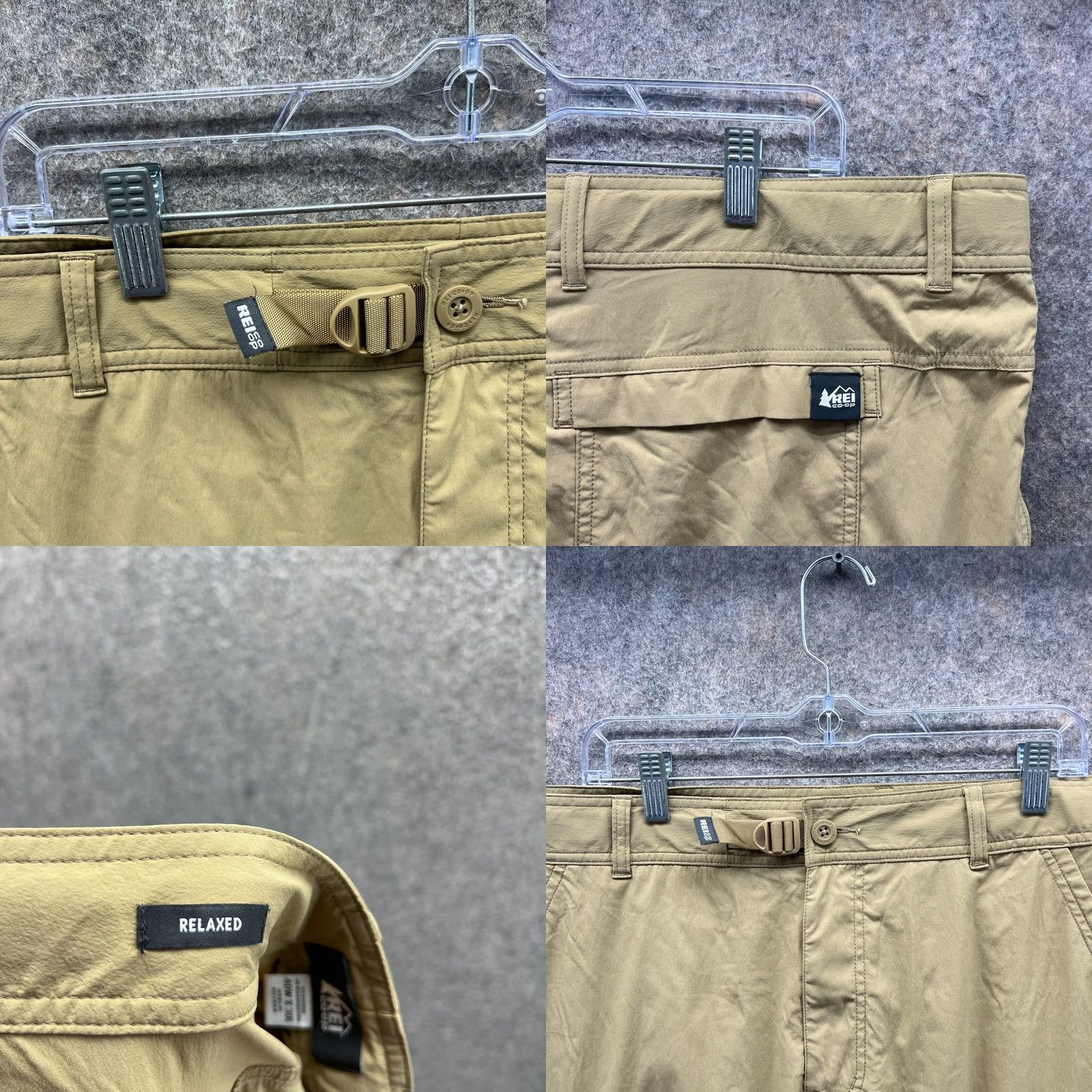 Vintage VINTAGE Rei Co-op Pants Mens 40x30 Khaki Hiking Zip 131002 Cargo Pants Beige Regular Men's Size US 40 / EU 56 - 8 Thumbnail