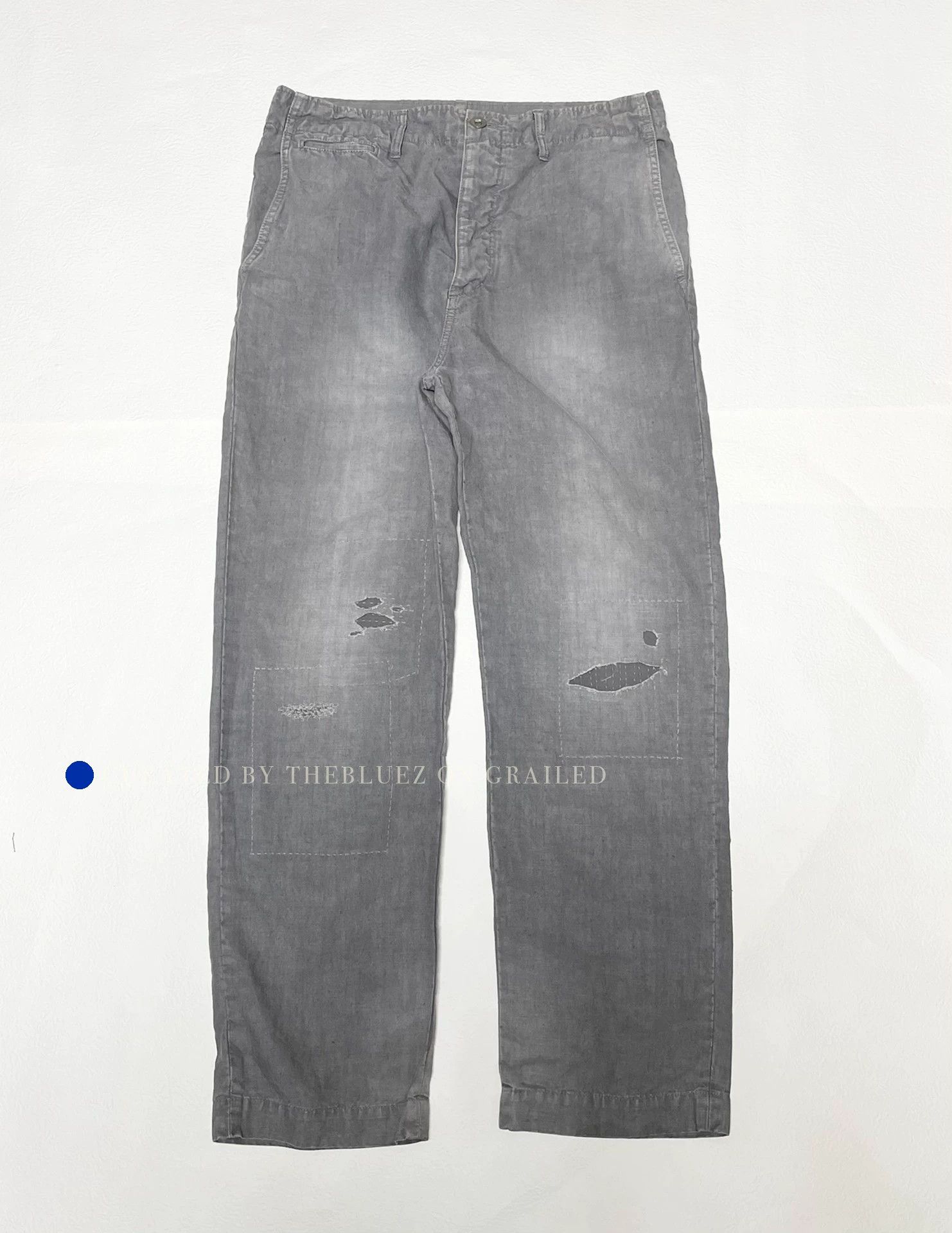 Visvim Gray Chino Pants in Size 34 Size US 34 / EU 50 - 1 Thumbnail