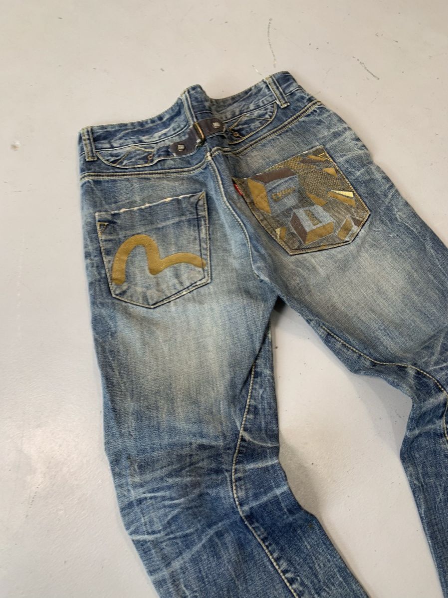 Japanese Brand Vintage Evisu inspired denim Size US 34 / EU 50 - 3 Thumbnail