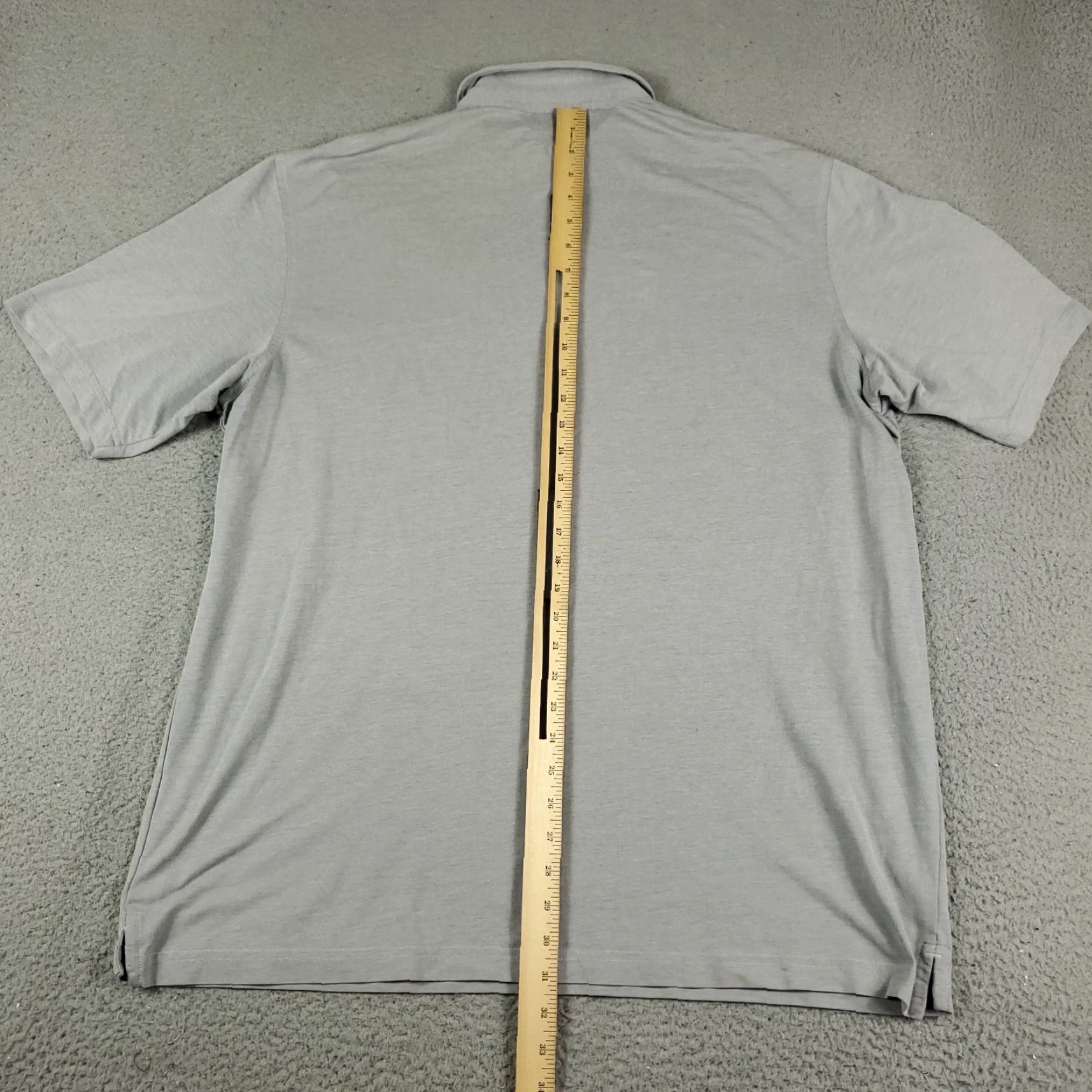 Peter Millar Peter Millar Golf Polo Shirt Men's XL Gray Cotton Short Sleeve Classic Activewear Size US XL / EU 56 / 4 - 4 Thumbnail