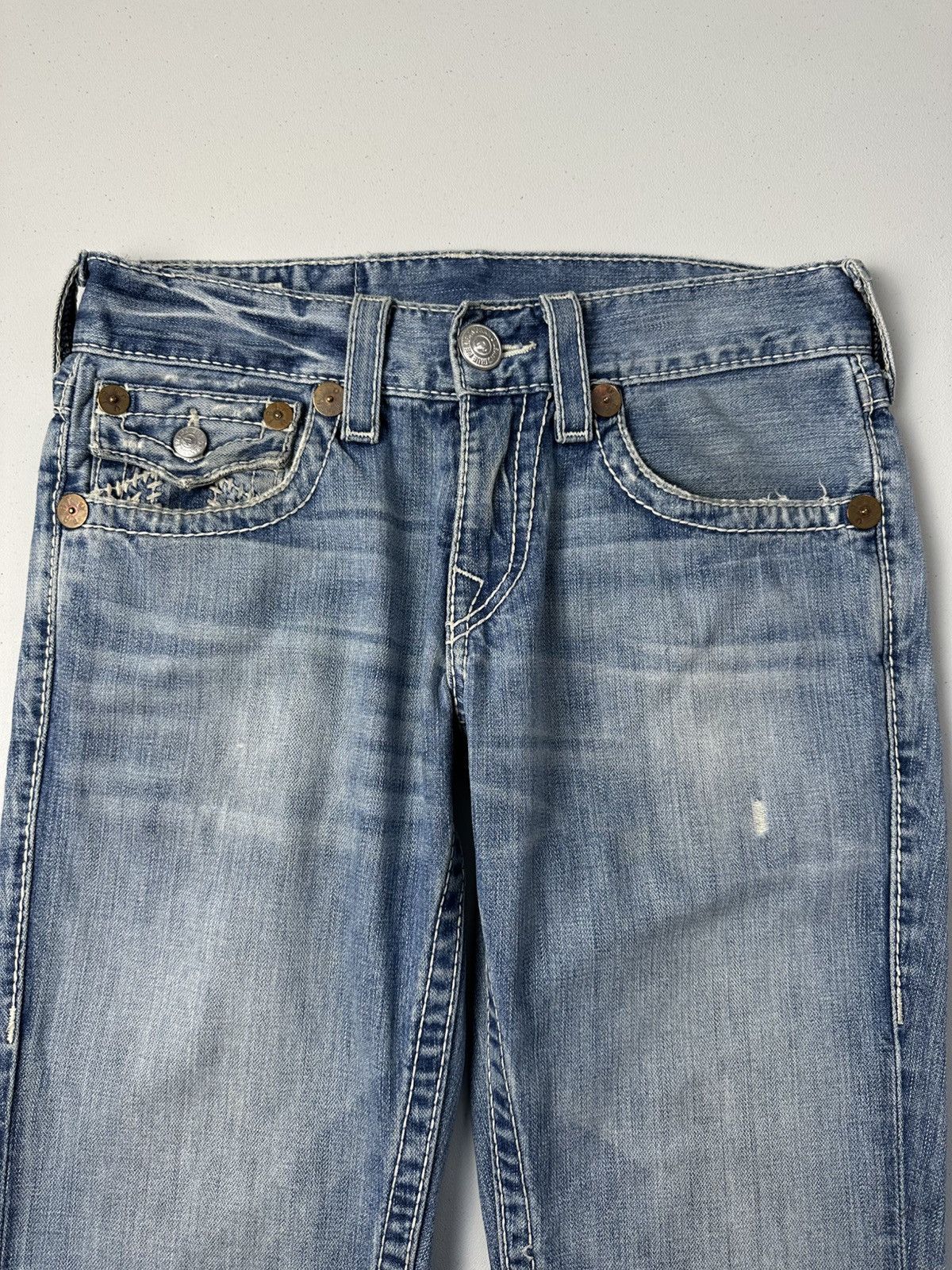 True Religion Vintage Y2k True Religion Baggy Jeans Distressed Size US 30 / EU 46 - 6 Thumbnail