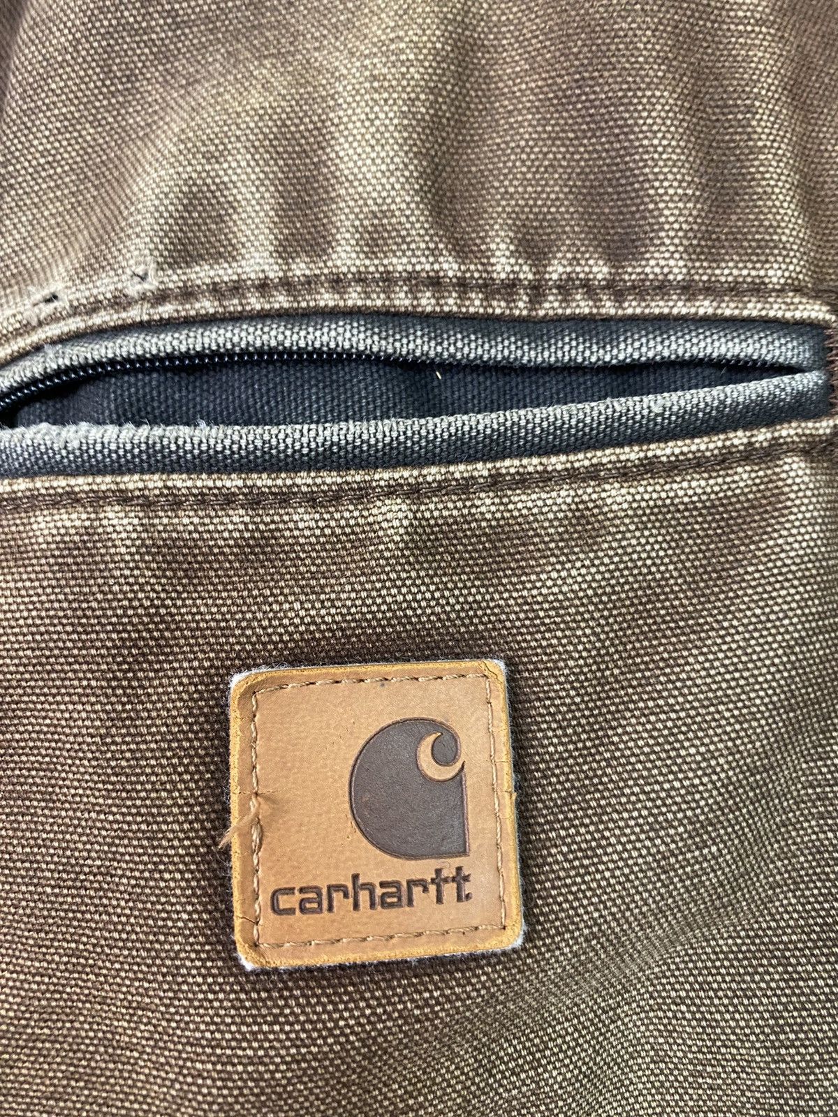 Carhartt Rare Vtg Carhart Distressed Jacket Nice Colour Size US XL / EU 56 / 4 - 18 Thumbnail