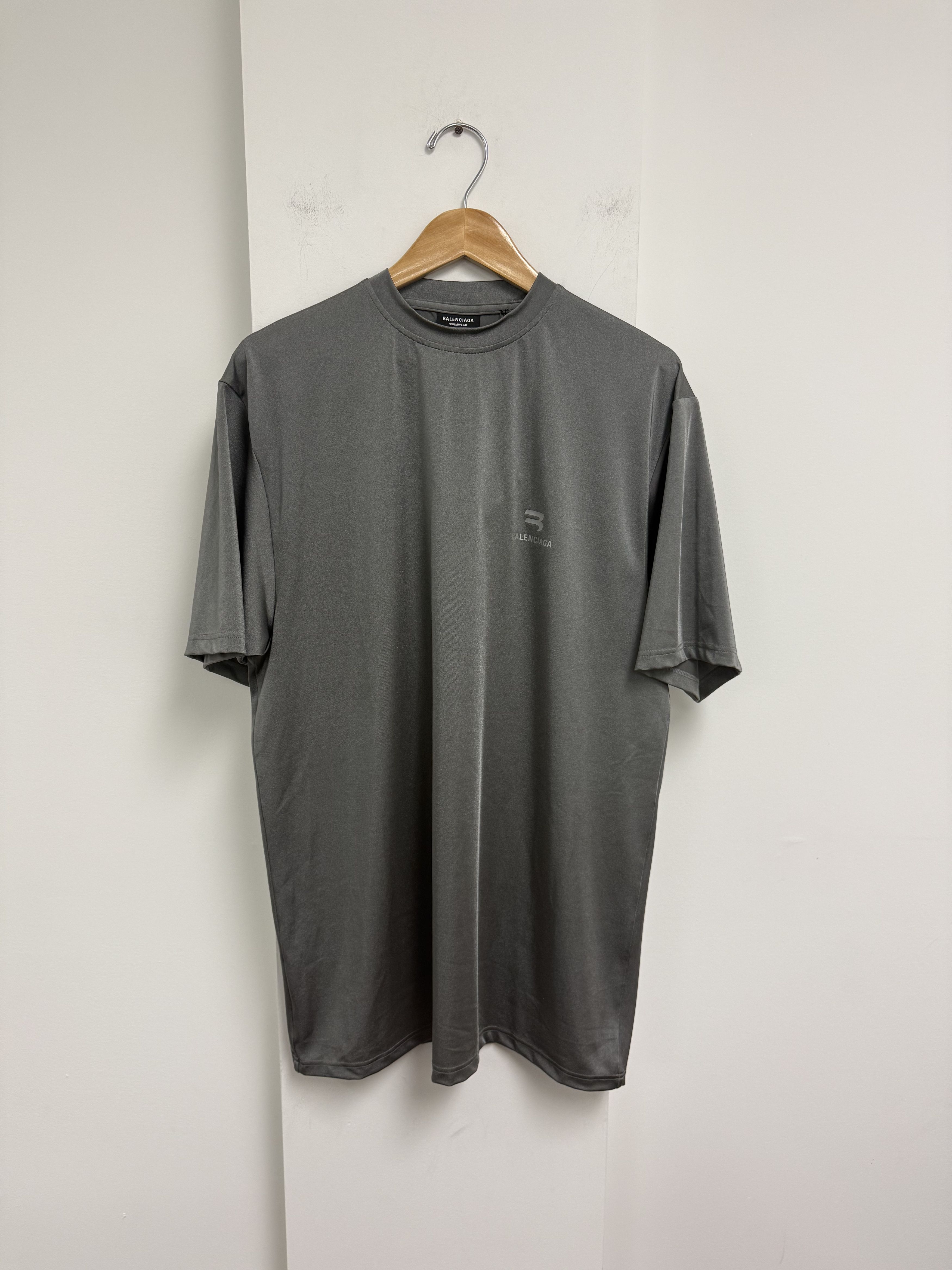 Balenciaga Balenciaga Shiny Spandex Tee Size US XS / EU 42 / 0 - 1 Thumbnail