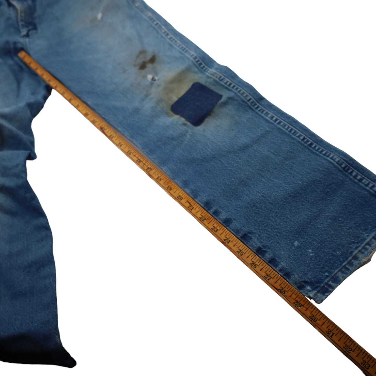 Vintage × Wrangler Vintage Wrangler Distressed Patched Denim Jeans Size US 34 / EU 50 - 12 Thumbnail