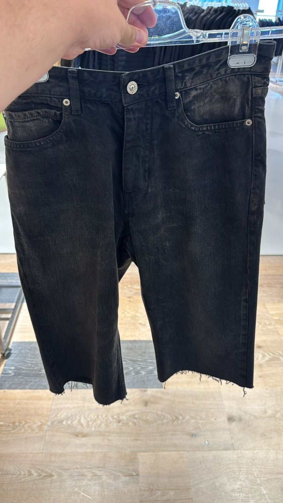 Balenciaga BNWT Balenciaga Denim Shorts Size US 34 / EU 50 - 2 Thumbnail