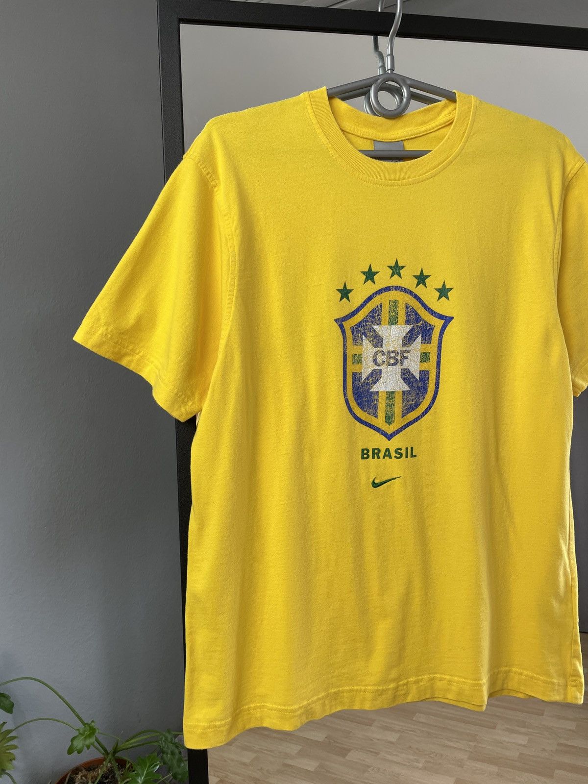 Nike × Vintage Vintage Y2K Blockcore Umbro Nike Brazil 90s jersey Size US M / EU 48-50 / 2 - 7 Thumbnail