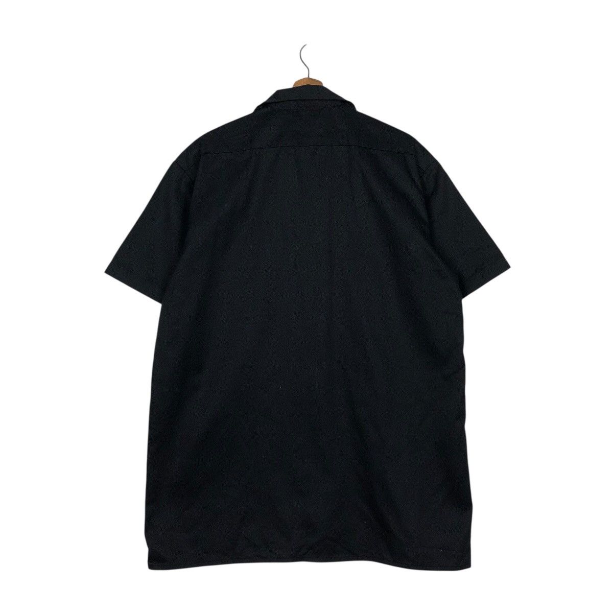 Japanese Brand 📌Rich Black Vintage Chore Work Shirt Bowling Shirt Dickies Size US L / EU 52-54 / 3 - 10 Thumbnail