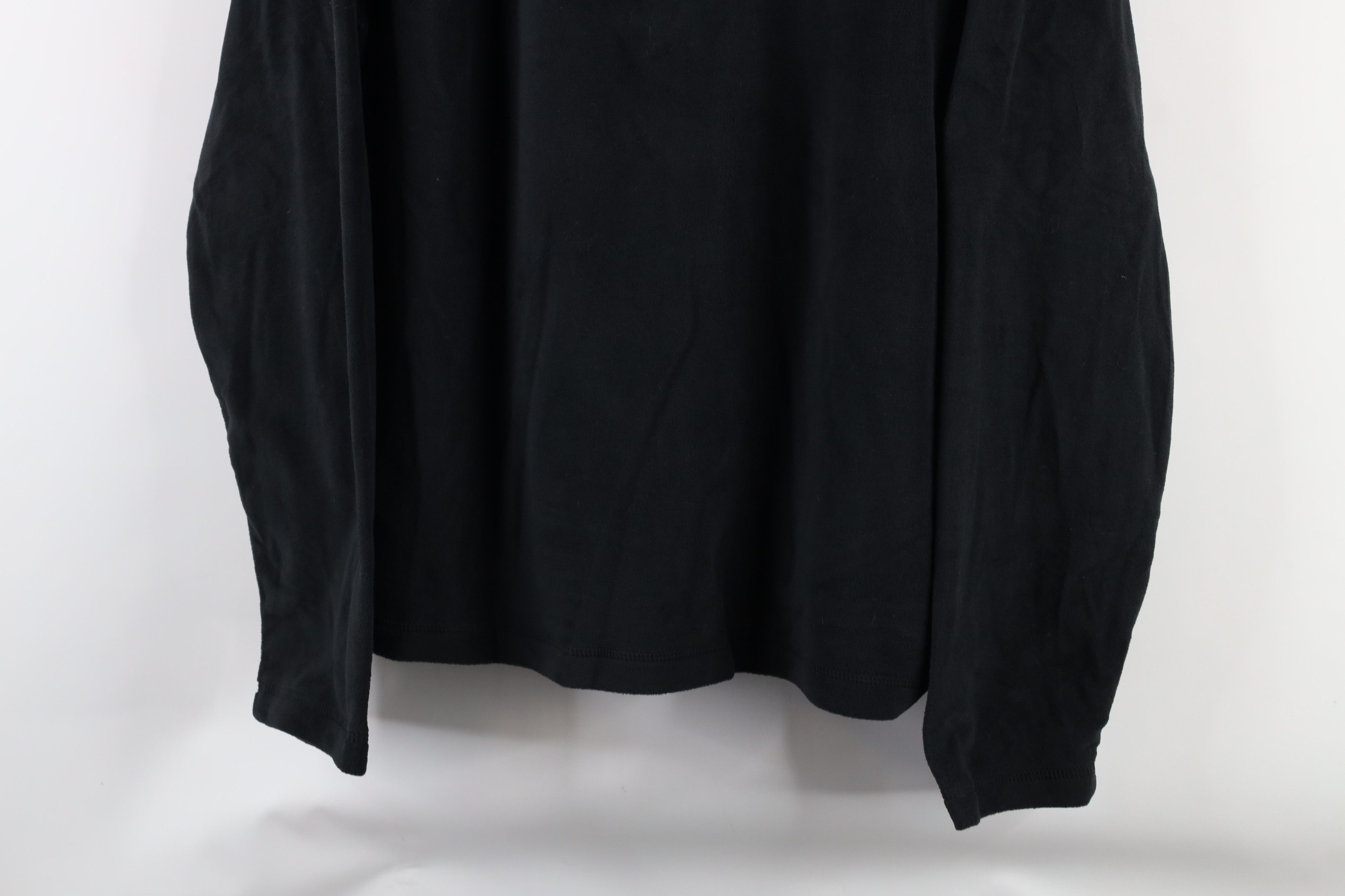 Lands' End × Vintage New Lands End Fleece Pullover Sweater Black Polyester Size US L / EU 52-54 / 3 - 3 Thumbnail
