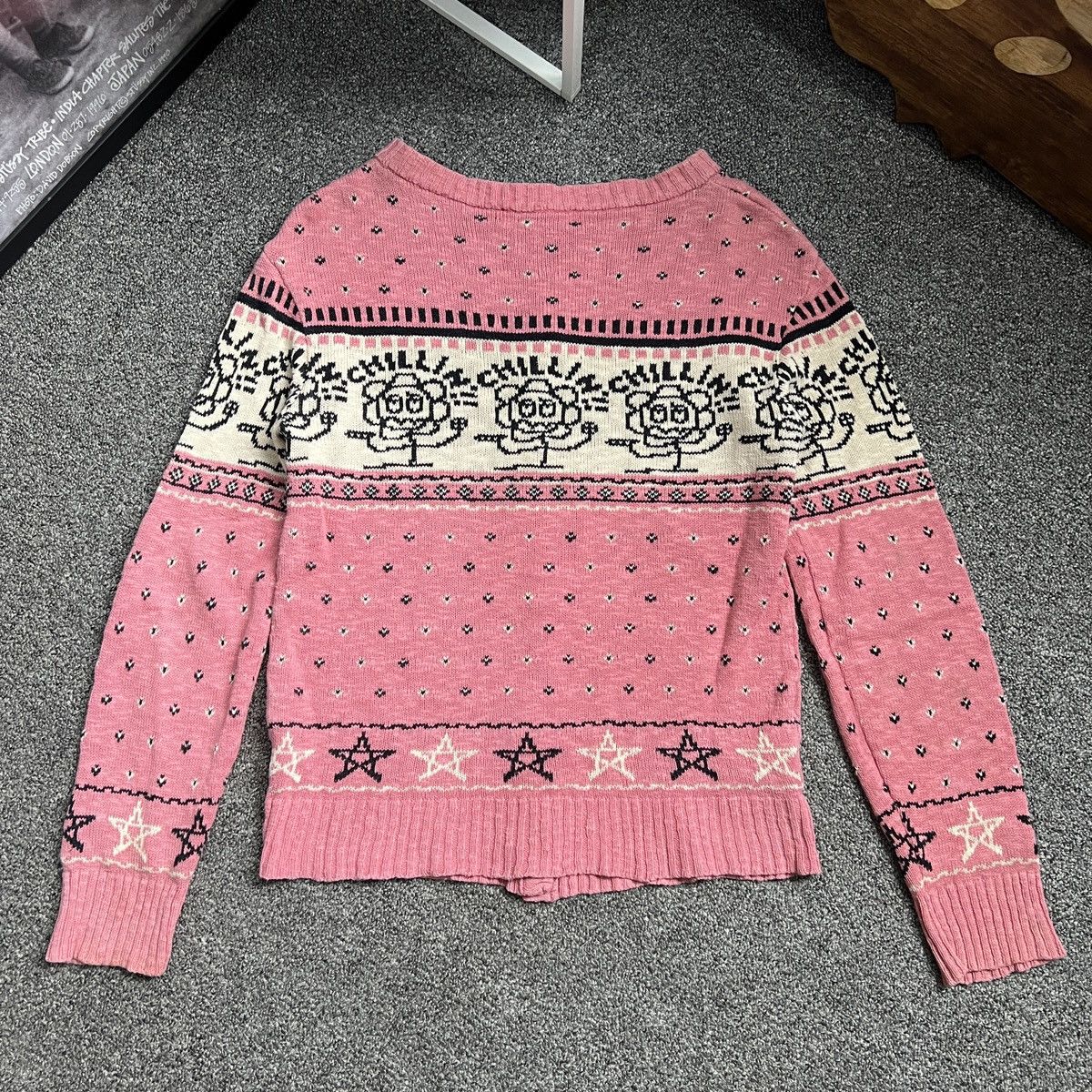 Hysteric Glamour Vintage Hysteric Glamour Chillin Flower Knit Cardigan Size S / US 4 / IT 40 - 3 Thumbnail