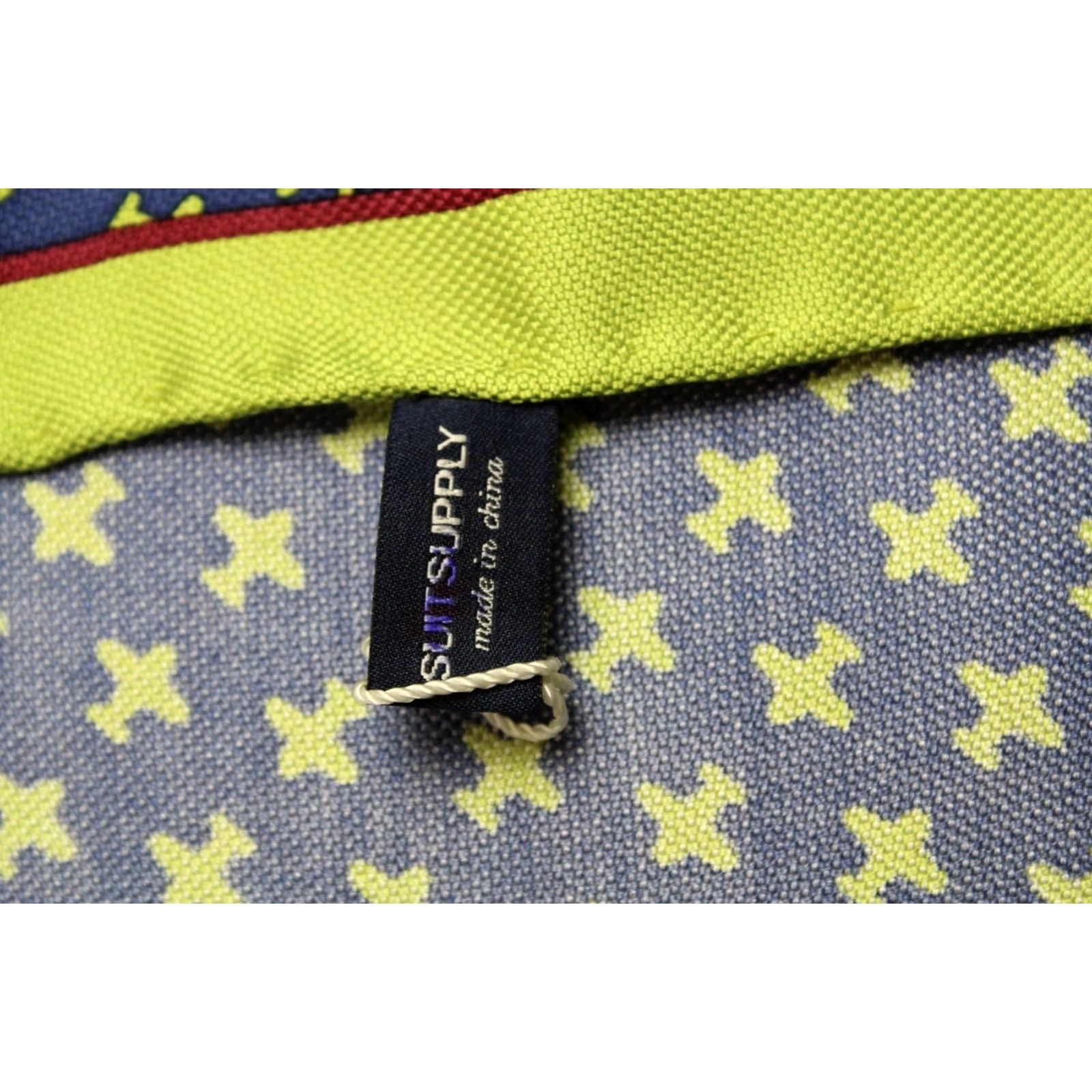 Suitsupply SUITSUPPLY Handkerchief Men's ONE SIZE Pure Silk Airplane Graphic Pocket Square Size ONE SIZE - 6 Thumbnail