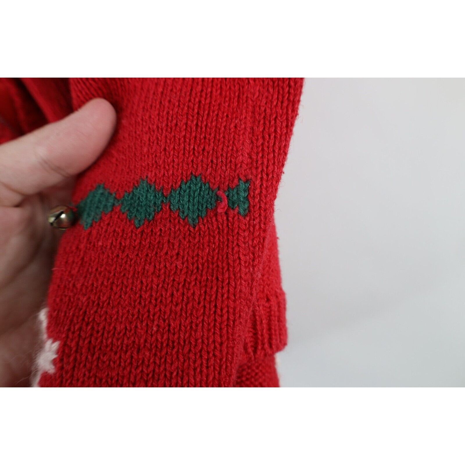 Vintage Vintage 90s Distressed Christmas Penguin Bells Sweater Vest Size XL / US 12-14 / IT 48-50 - 9 Thumbnail