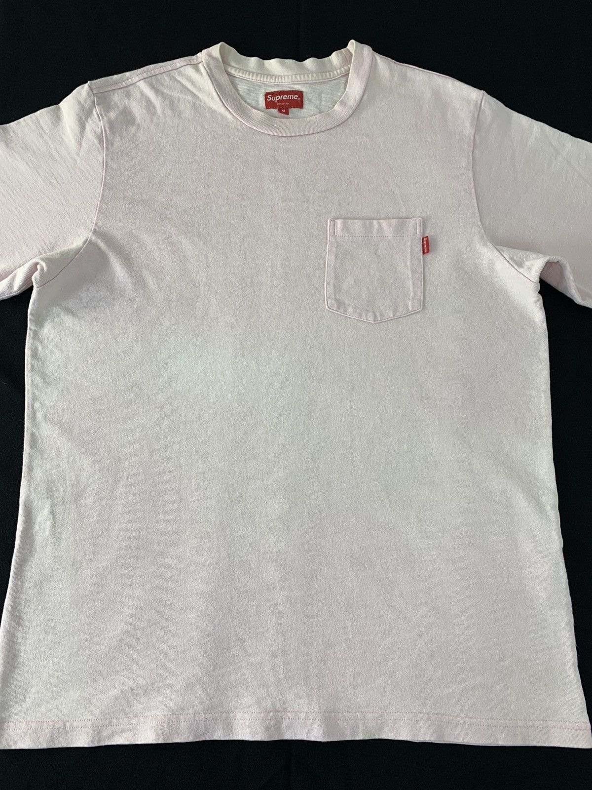 Supreme Supreme Plain SS18 Single Pocket Purple Printed T-shirt Size US L / EU 52-54 / 3 - 3 Thumbnail