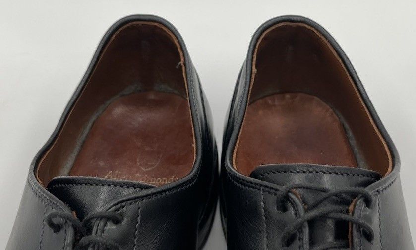 Allen Edmonds Allen Edmonds "LASALLE" Black Leather Split Toe Derby 10D Size US 10 / EU 43 - 9 Thumbnail