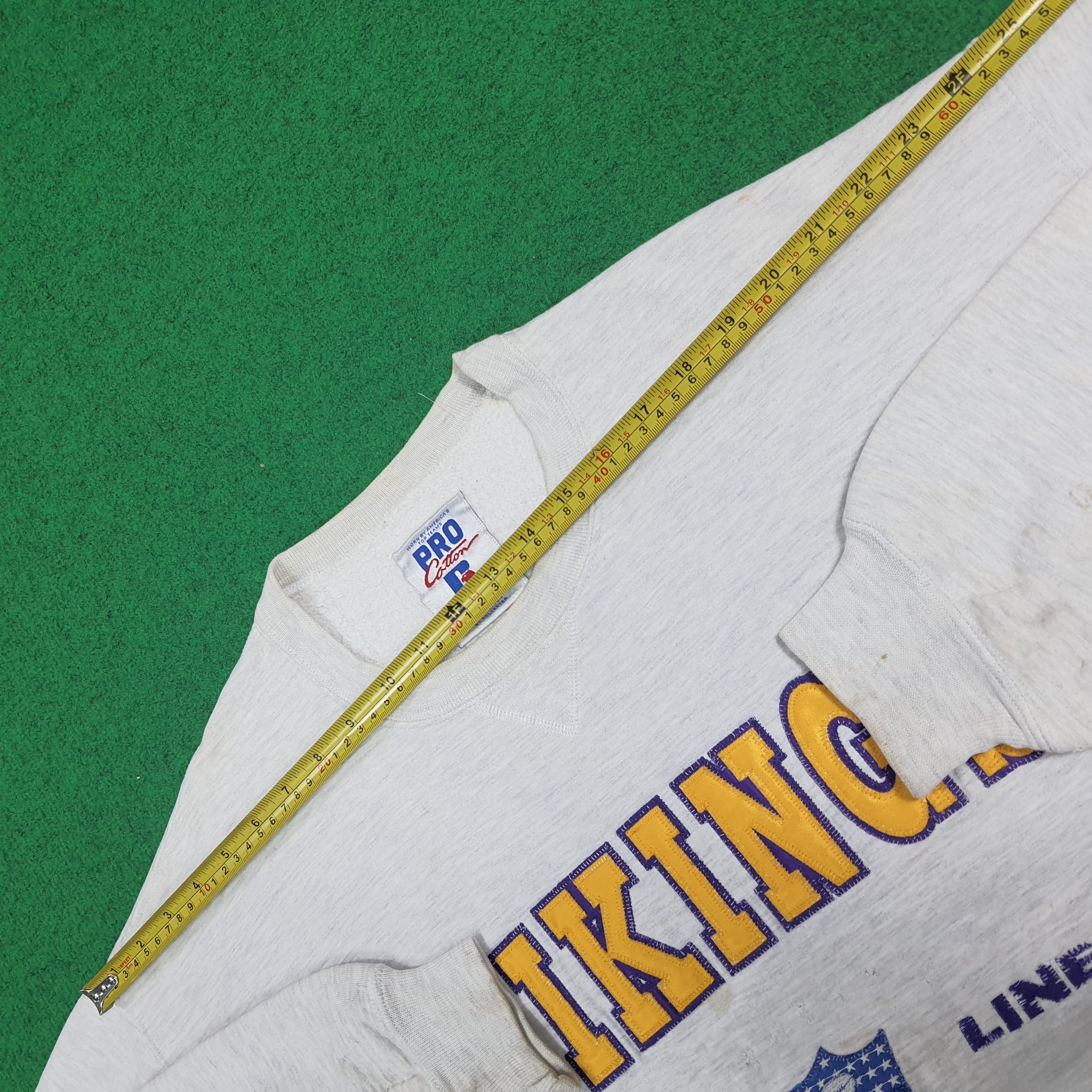 Russell Athletic Vintage 90s NFL Russell Minnesota Vikings Sweatshirt C286N2 Size US XL / EU 56 / 4 - 10 Thumbnail