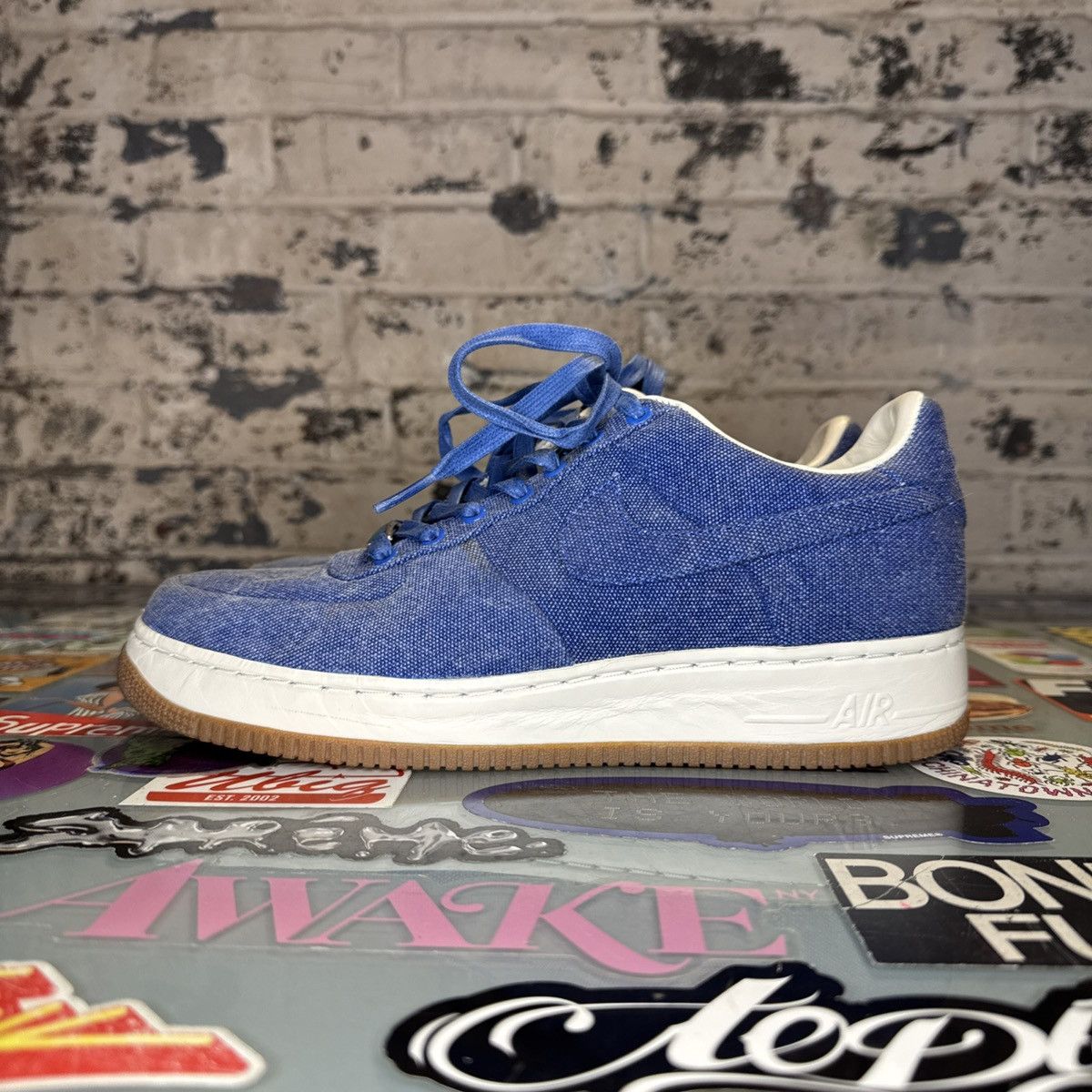 Nike Nike Air Force 1 SPRM 07 Low Classic Blue Denim Sz. 9.5 Size US 9.5 / EU 42-43 - 1 Thumbnail