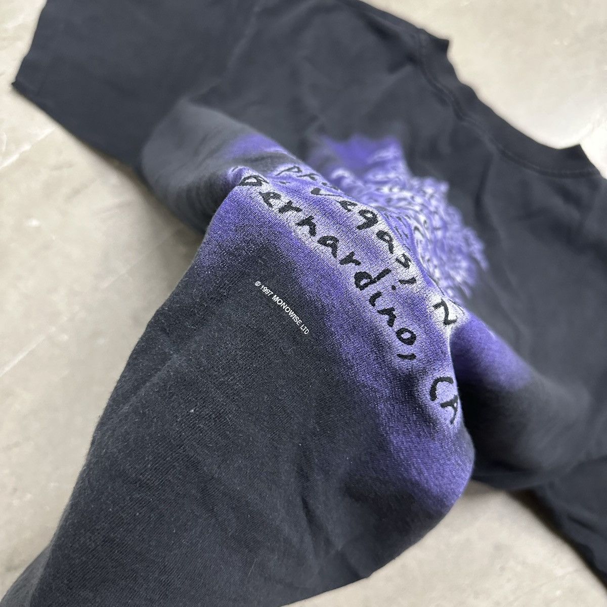 Japanese Brand × Vintage Vintage 90s Grunge Emo Rock ‘97 Black Sabbath Rock Tour Tee Size US L / EU 52-54 / 3 - 6 Thumbnail