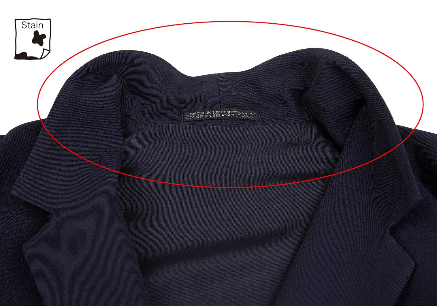 Yohji Yamamoto Yohji Yamamoto Wool Cotton Gabardine Jacket Navy M Size US M / EU 48-50 / 2 - 3 Thumbnail