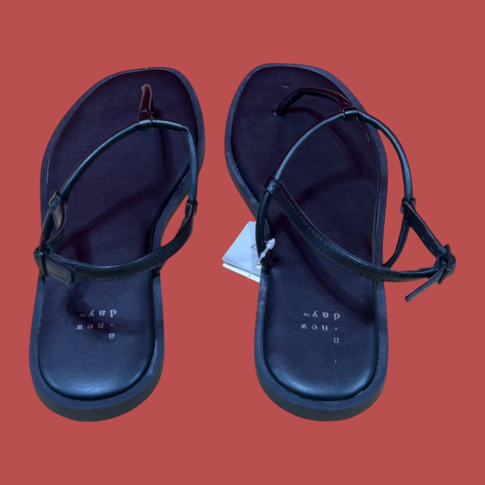 Other A New Day - Women's Tiffany Ankle Strap Sandals - Black - 8 Size US 8.5 / IT 38.5 - 5 Thumbnail