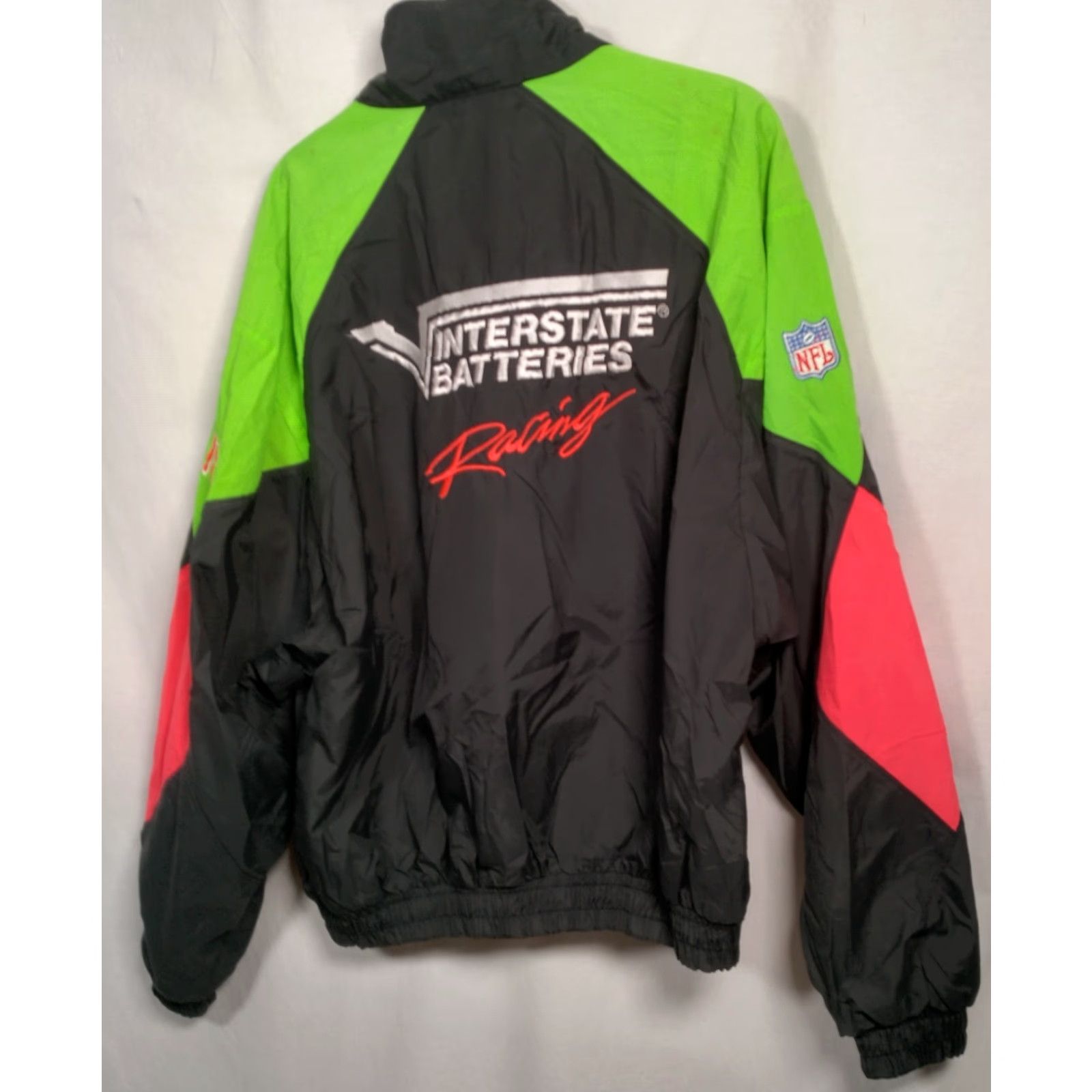 NASCAR VINTAGE NASCAR Joe Gibbs Racing Softshell Jacket XL Men Black Geometric Racing USA2020s Size US XL / EU 56 / 4 - 3 Thumbnail