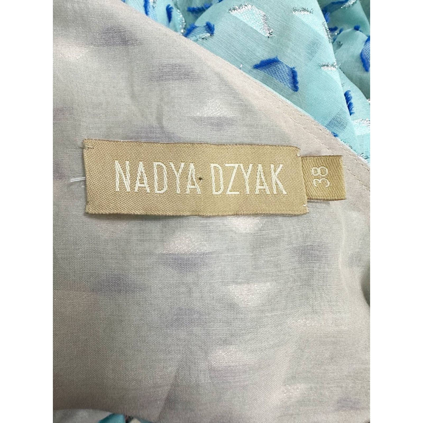 Other Nadya Dzyak Turquoise Bow Decorative Rings Mini Dress Sz.38 Size S / US 4 / IT 40 - 4 Thumbnail