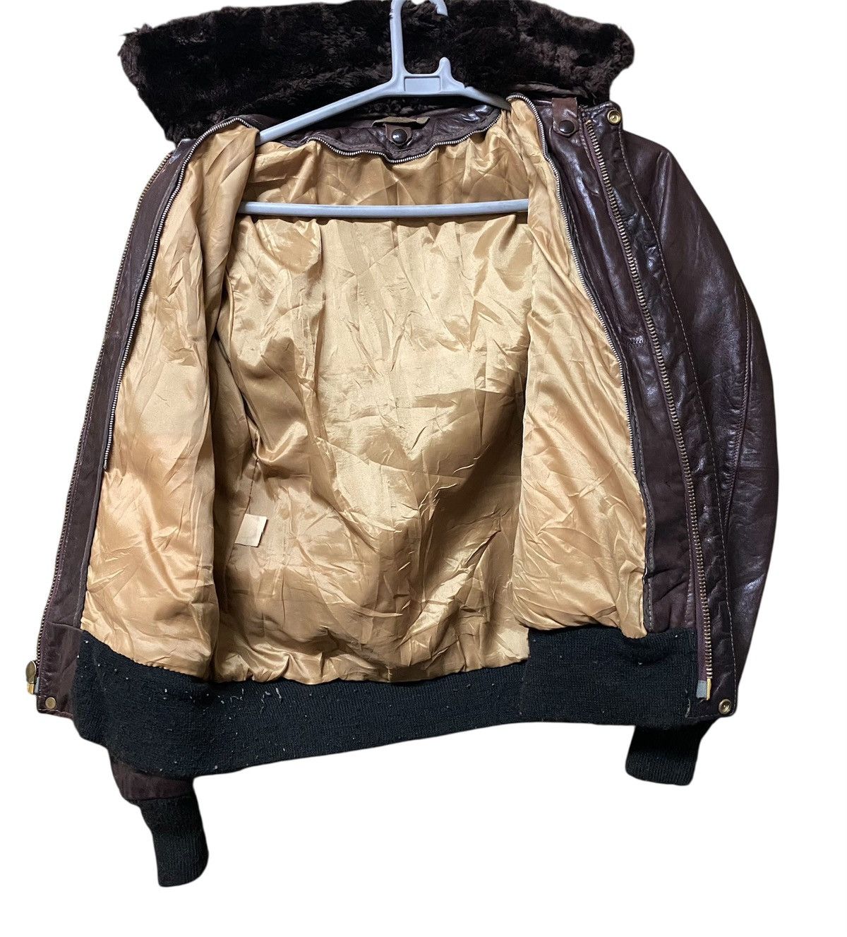 70s Schott USN G-1 Army leather Sportswear flight bomber