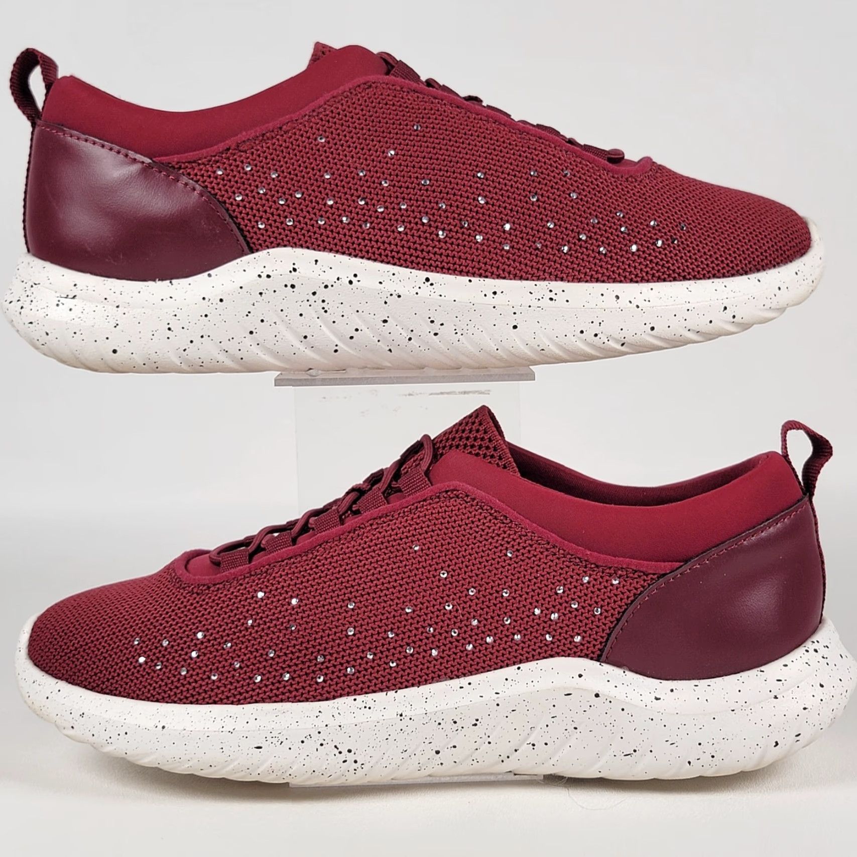 Clarks VINTAGE Clarks Cloudsteppers Bungee Sneakers Nova Step Rhubarb Red Women's Size 6.5 Size US 4 / IT 34 - 5 Thumbnail