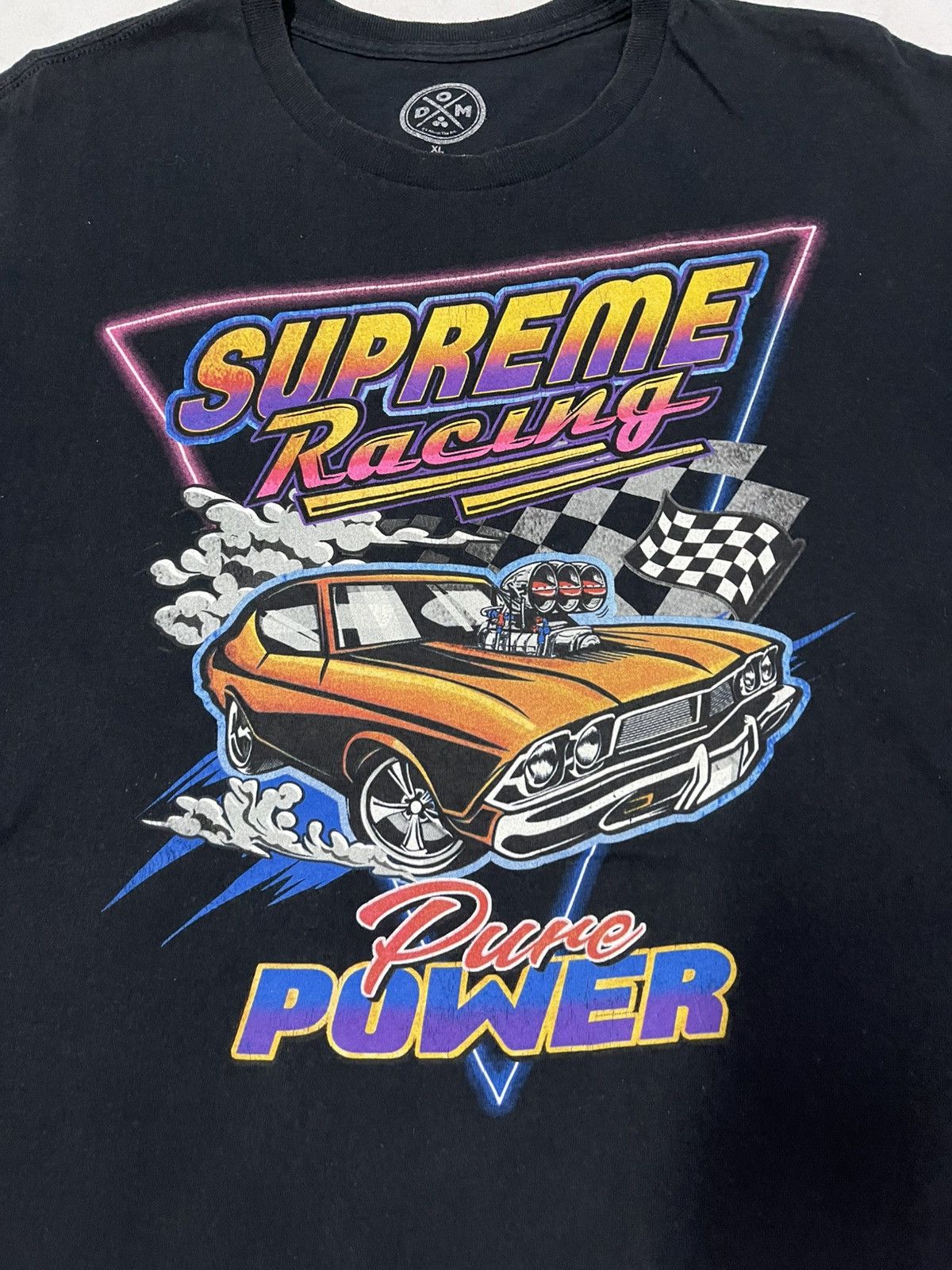 NASCAR VINTAGE SUPREME RACING TEE VERY RARE Size US XL / EU 56 / 4 - 2 Thumbnail