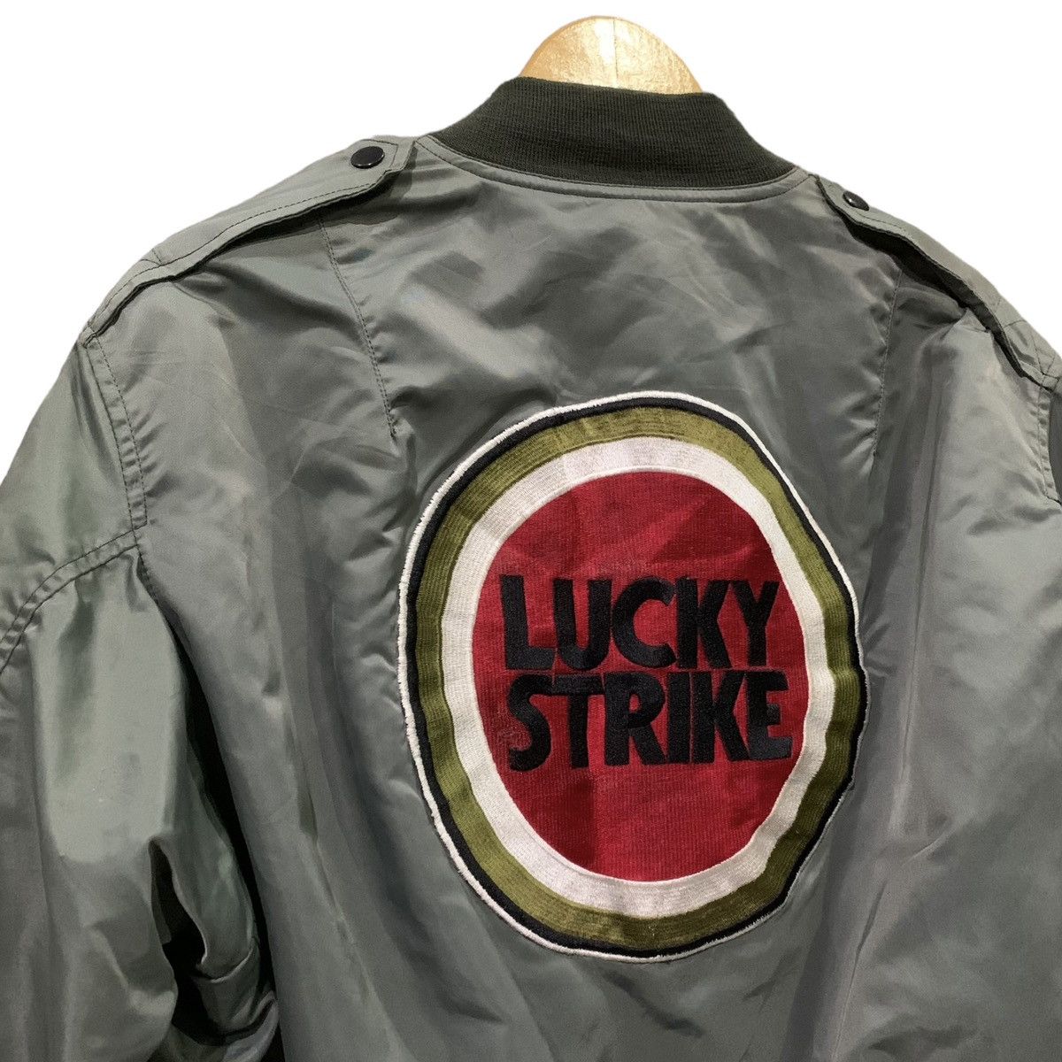 Vintage Vintage Lucky Strike L-2B Military Bomber Jacket Size US M / EU 48-50 / 2 - 5 Thumbnail