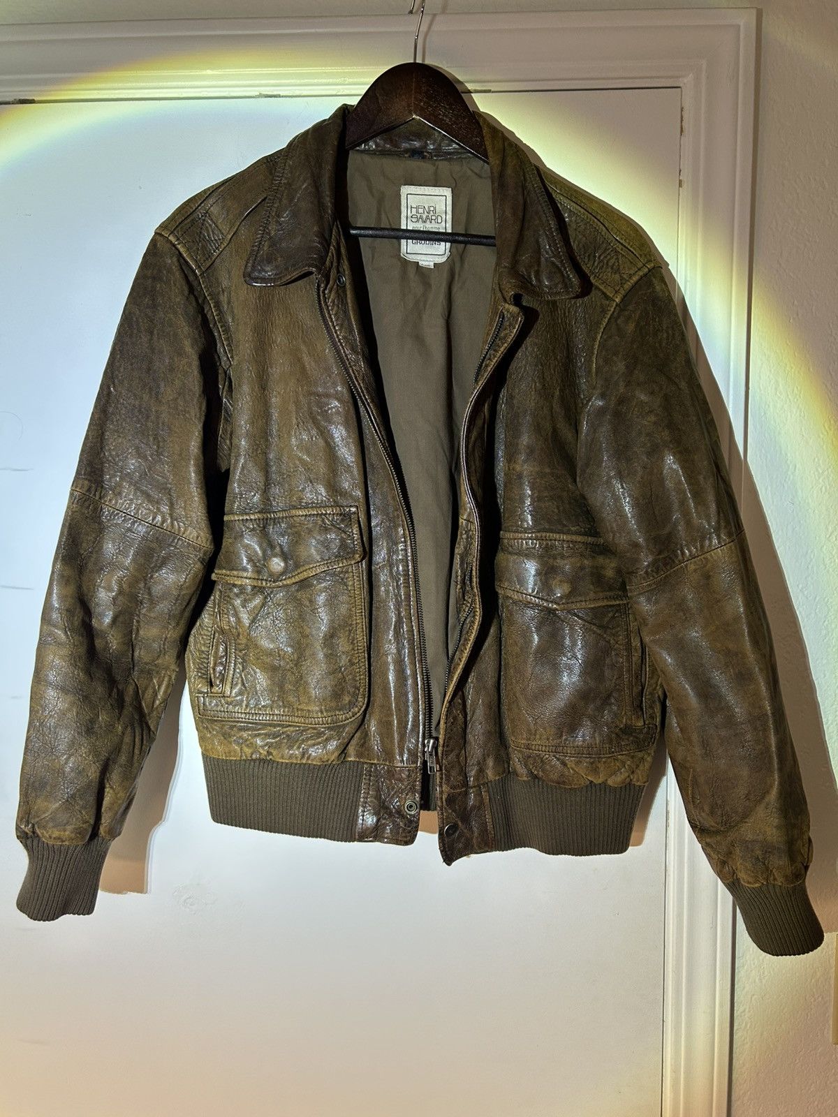 Vintage Vintage 1980s leather jacket Size US S / EU 44-46 / 1 - 1 Thumbnail