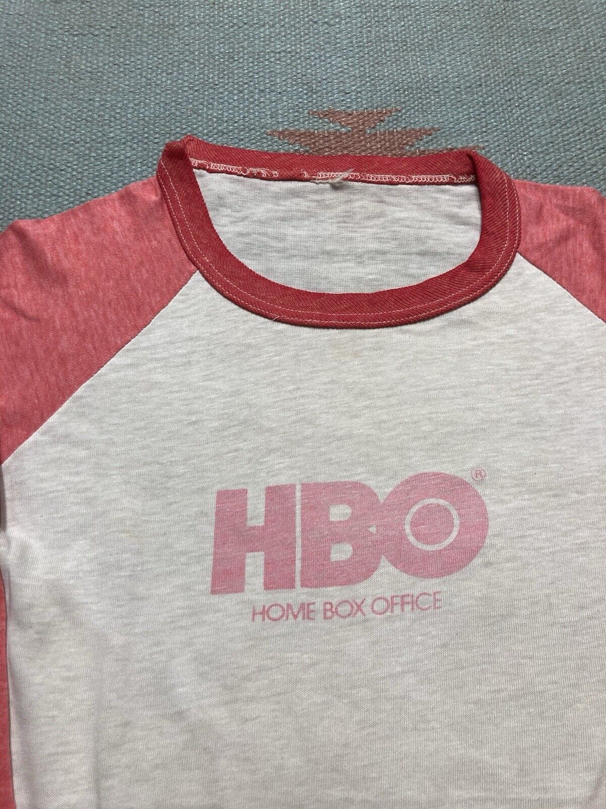 Vintage VTG 70s tshirt HBO home box office tri tone original promo M Size US M / EU 48-50 / 2 - 2 Thumbnail
