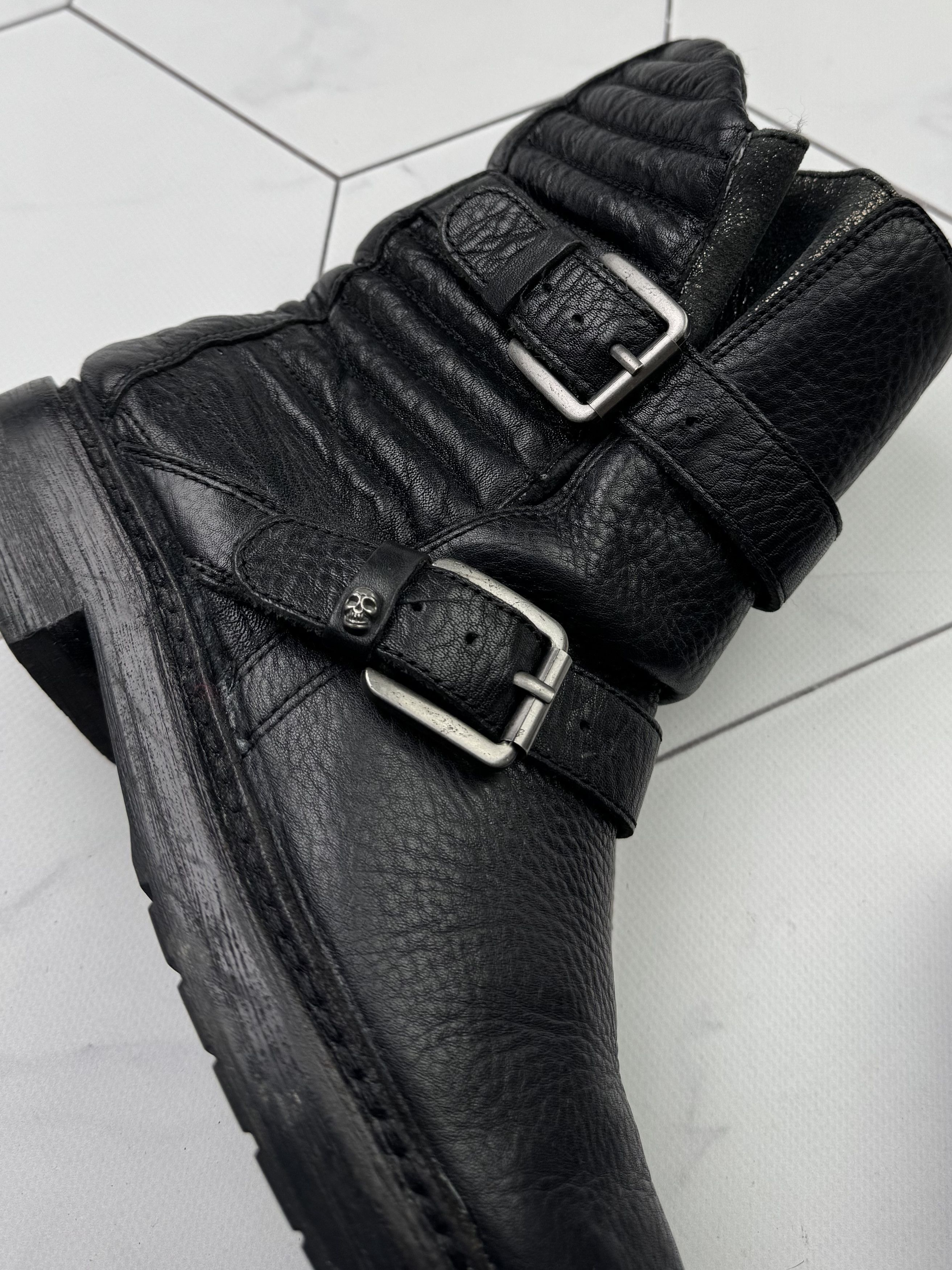 Zadig & Voltaire Zadig&Voltaire Vintage Leather Boots With Straps (B48) Size US 9 / IT 39 - 4 Thumbnail