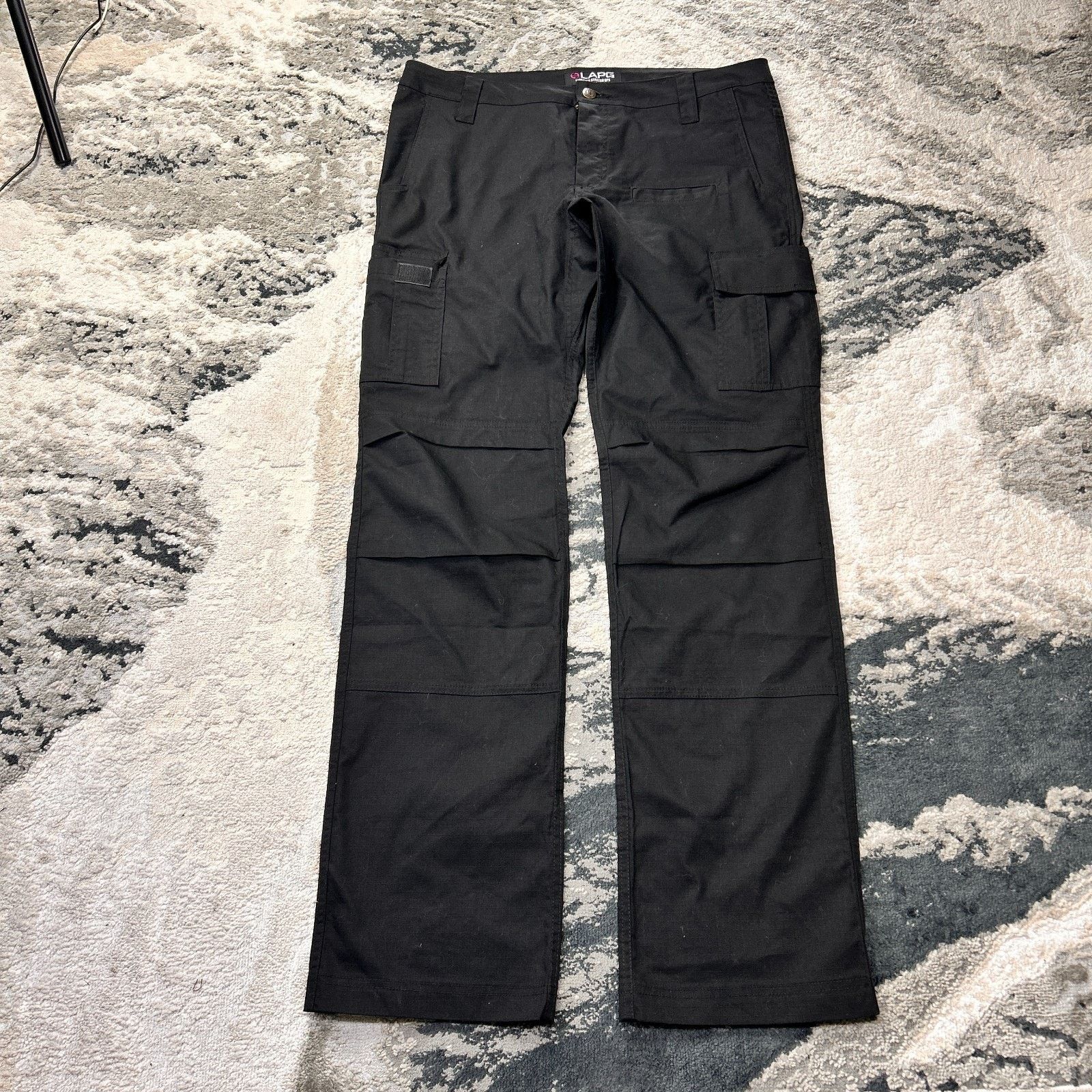 & Other Stories LAPG Police Gear Core Cargo Pants Womens 12 Black Ripstop S Size 24" / US 00 / IT 34 - 1 Thumbnail