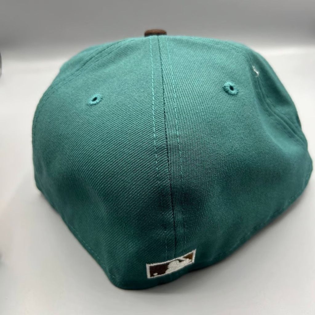 New Era New York Mets Hat Men 7 5/8 Green 59Fifty New Era Fitted Cap Size ONE SIZE - 7 Thumbnail