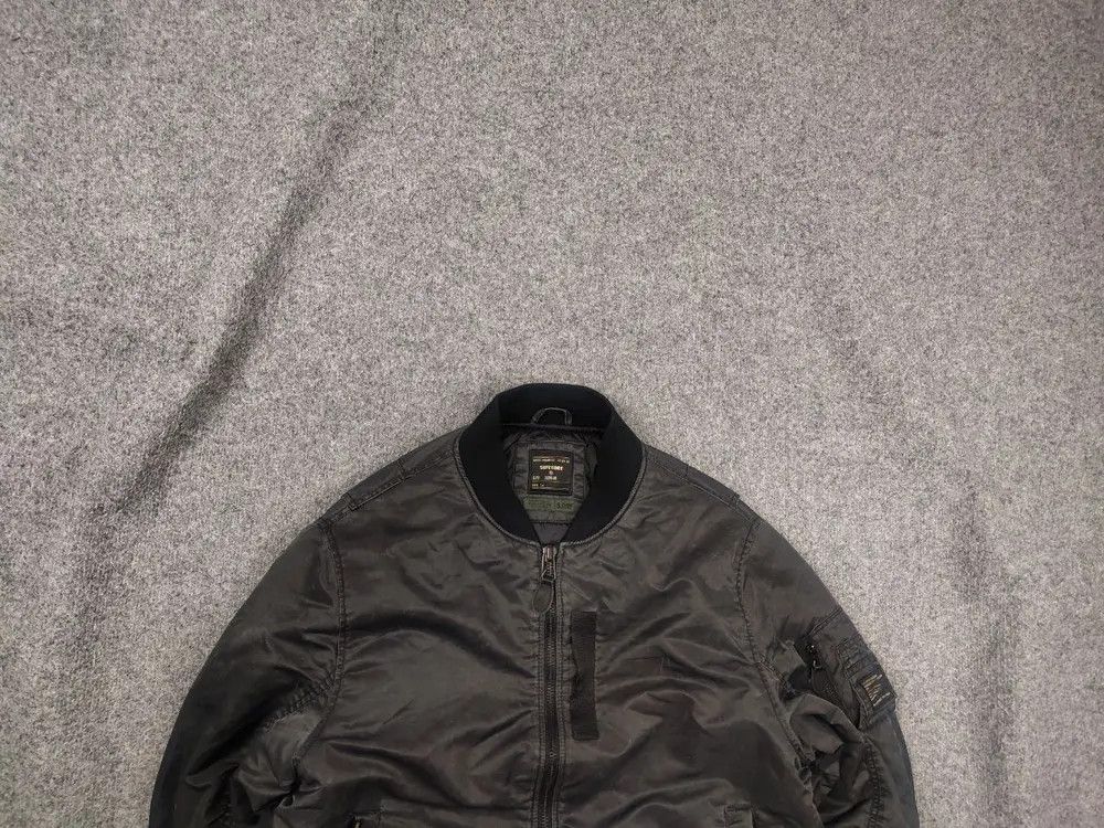 Superdry Superdry Japan Graphit washed MA1 Military Bomber Jacket LGB Size US L / EU 52-54 / 3 - 2 Thumbnail
