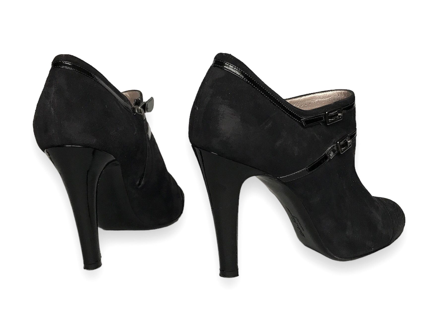 Salvatore Ferragamo × Vintage SALVATORE FERRAGAMO SUEDE LEATHER ANKLE BOOTS EU39.5 UK6.5 Size US 9 / IT 39 - 4 Thumbnail
