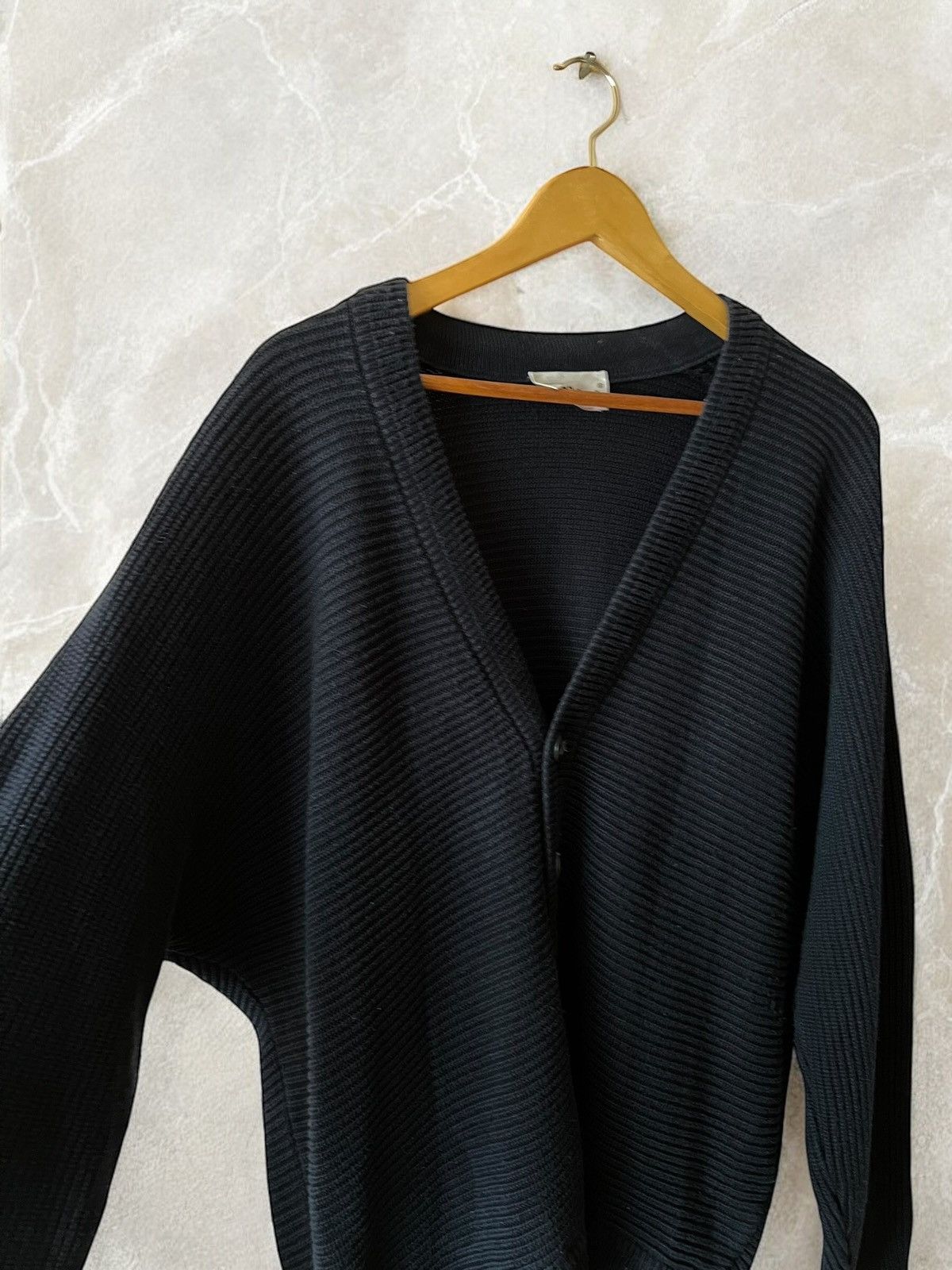 Carlo Colucci × Vintage CARLO COLUCCI HEAVY KNIT Cardigan Sweater y2k Avant Garde Size US L / EU 52-54 / 3 - 7 Thumbnail