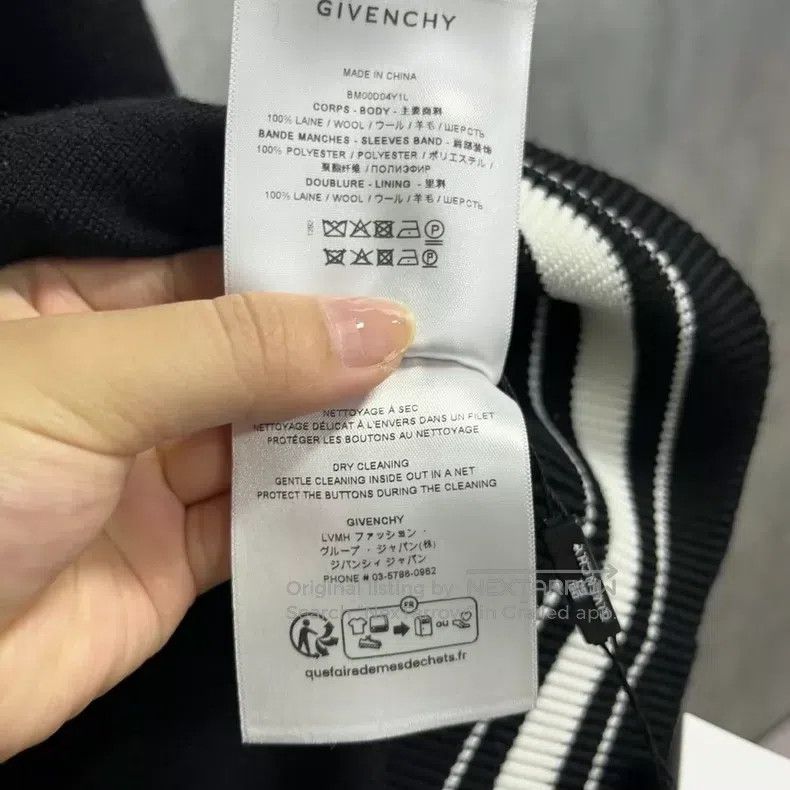 Givenchy Givenchy Black Back Letter Embroidery Striped Print Baseba Size US L / EU 52-54 / 3 - 4 Thumbnail